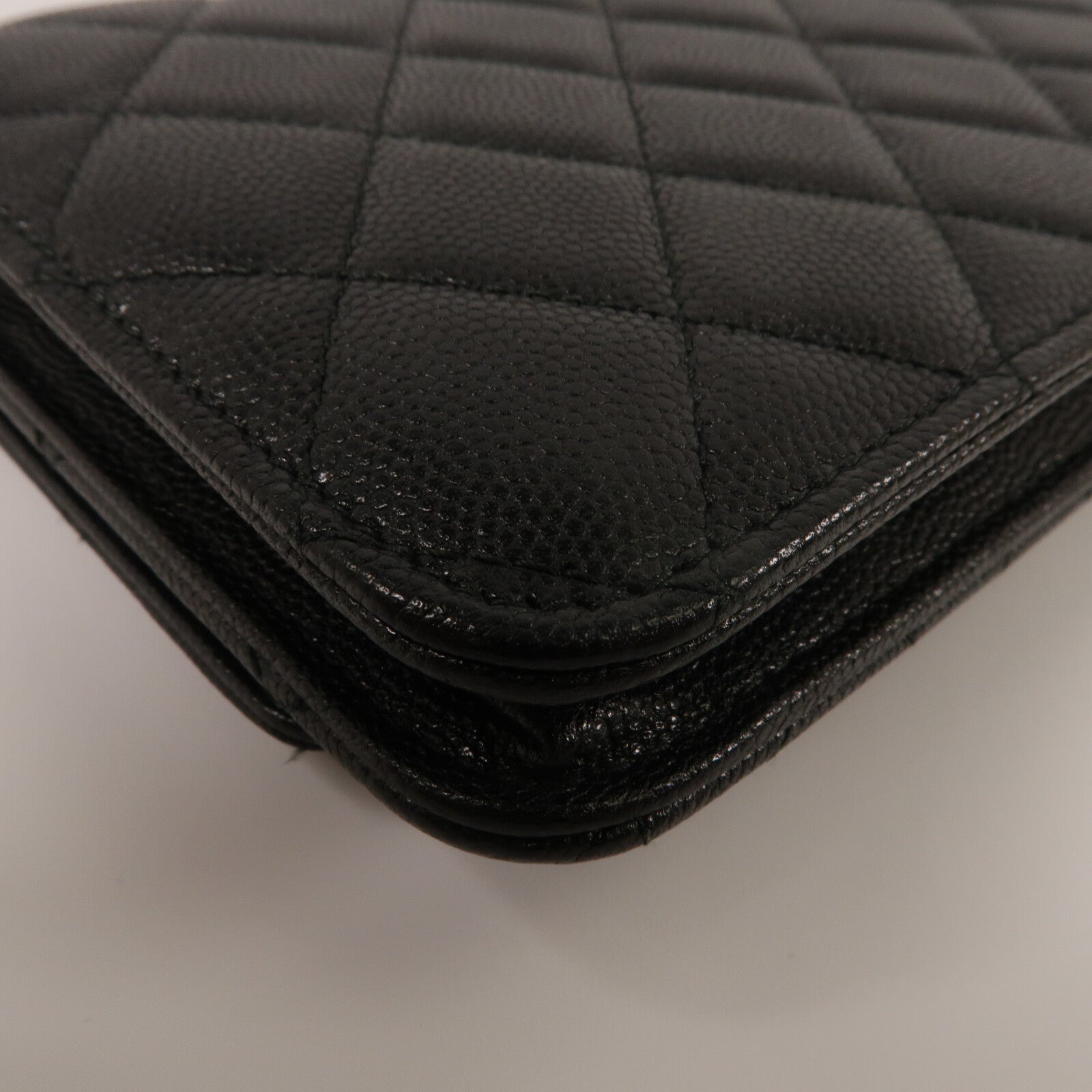 CHANEL 牛皮皮革Golden Class Double CC Wallet On Chain鏈帶肩背袋