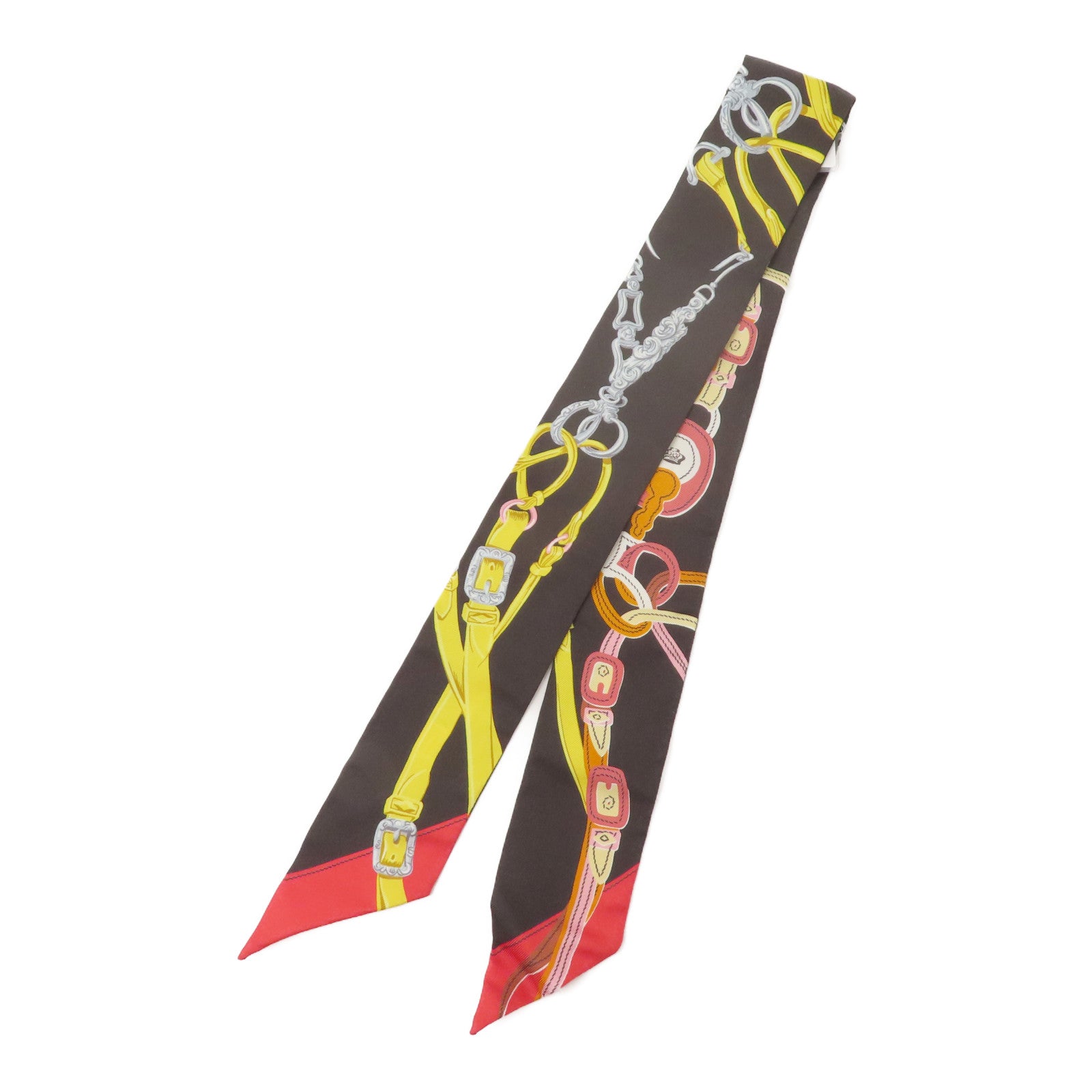 HERMES 絲質Twilly絲巾