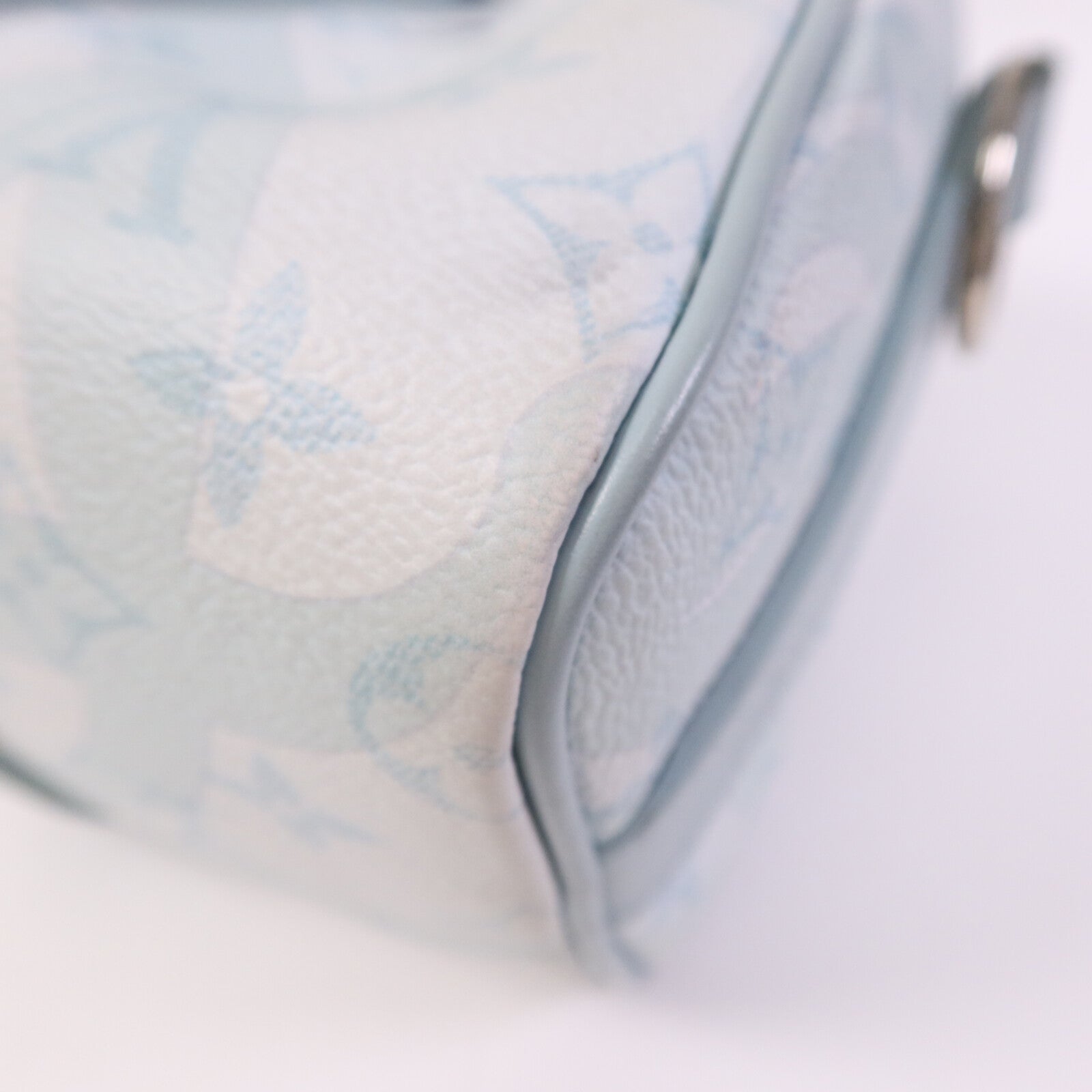 LOUIS VUITTON Monogram Aquagarden Keepall Bandouliere 25銀扣手挽肩背兩用袋
