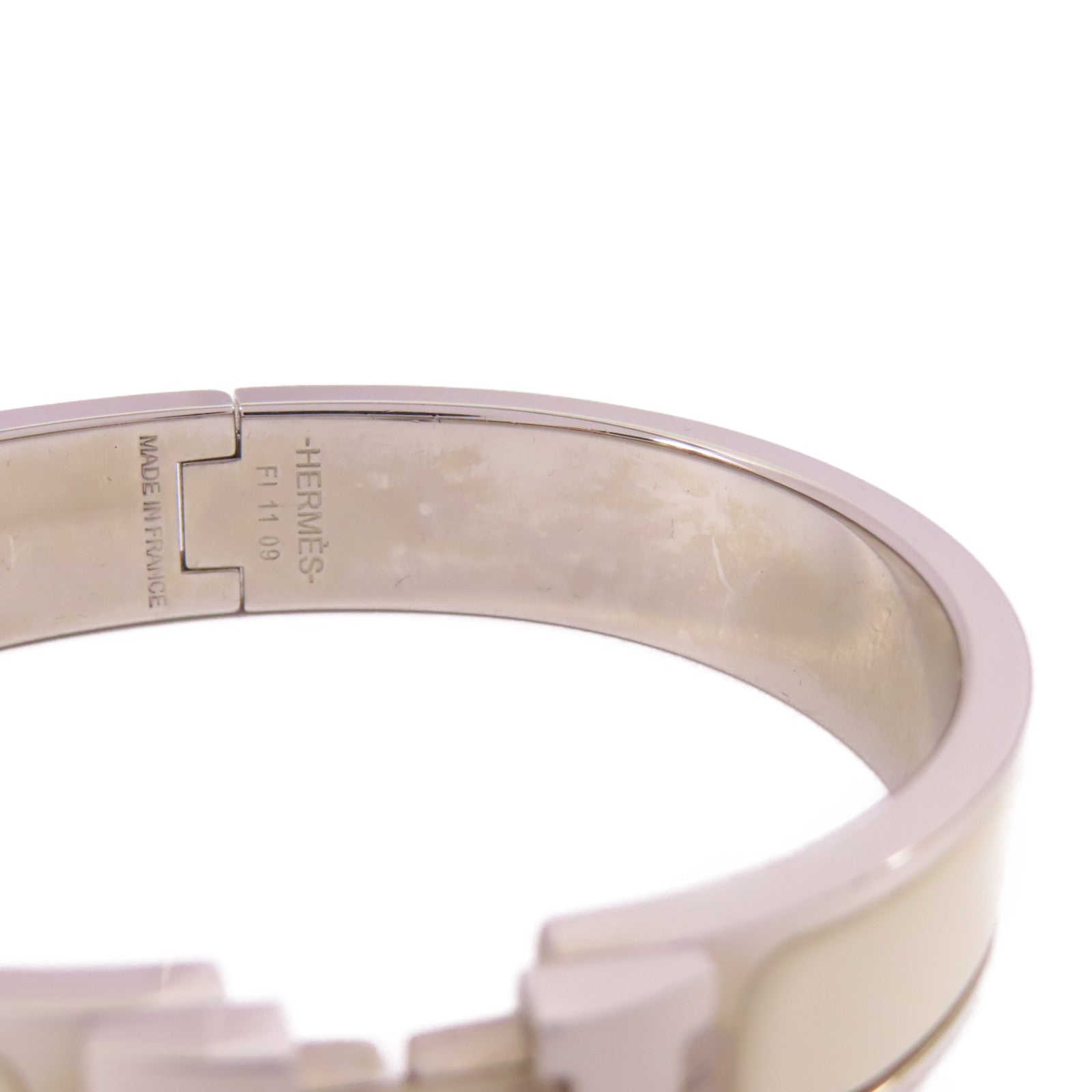 HERMES 琺瑯/金屬Clic H Bracelet手鐲