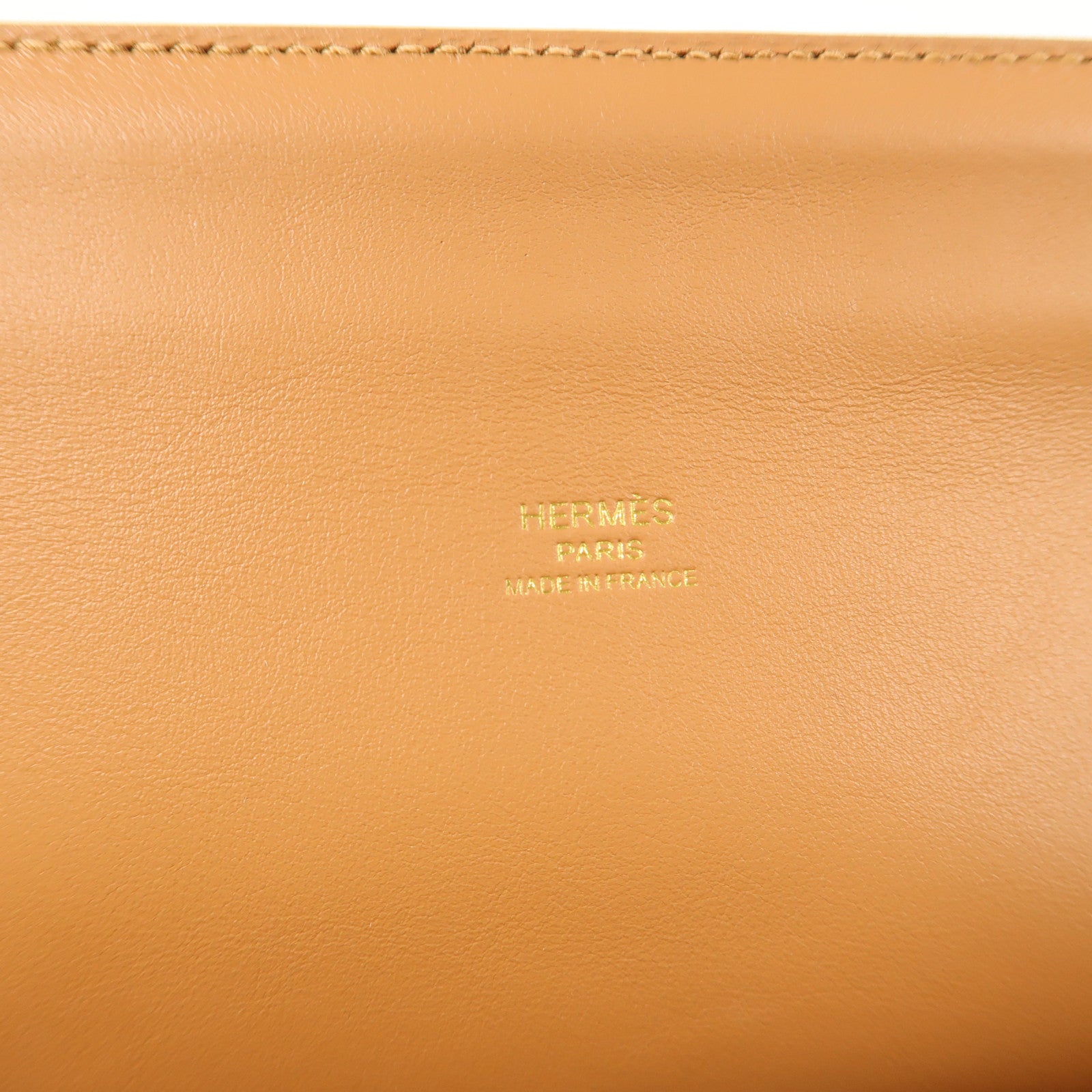 HERMES 【激減優惠】Swift皮革Maximors金扣手挽肩背兩用袋Gold
