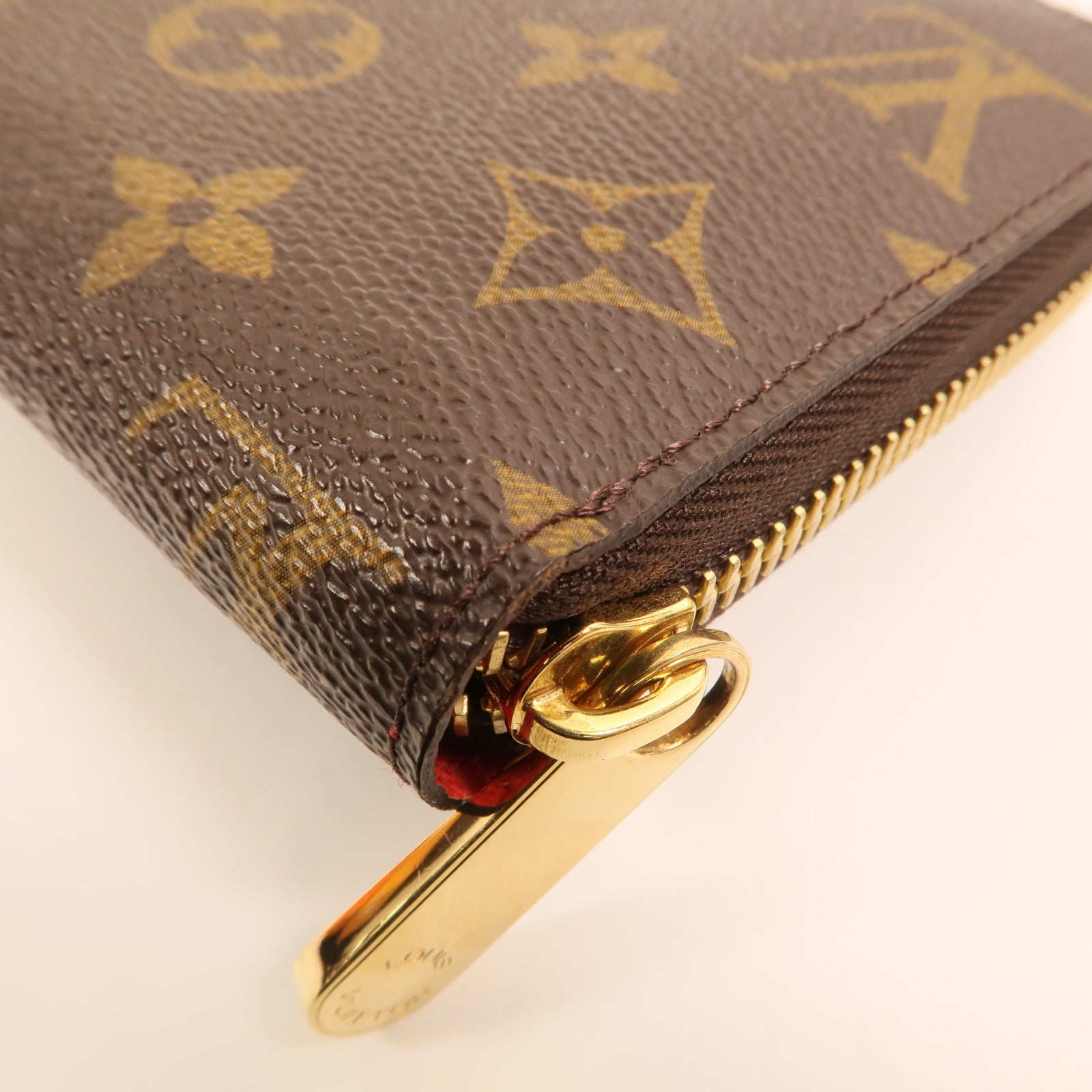 LOUIS VUITTON Monogram Zippy Wallet金扣長錢包