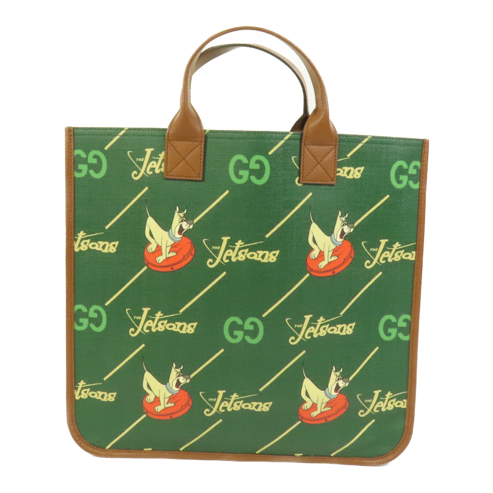 GUCCI 塗層帆布The Jetsons手挽袋