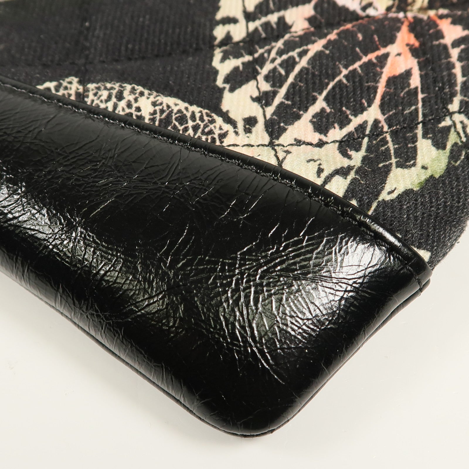 CHANEL 帆布/牛皮皮革Hand Bag金扣手挽袋