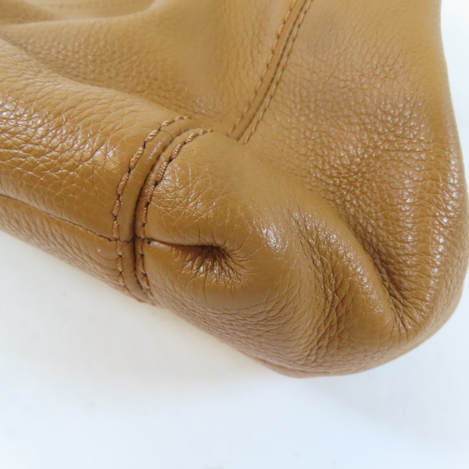 COACH 牛皮皮革Lexy Shoulder Bag金扣手挽肩背兩用袋啡色