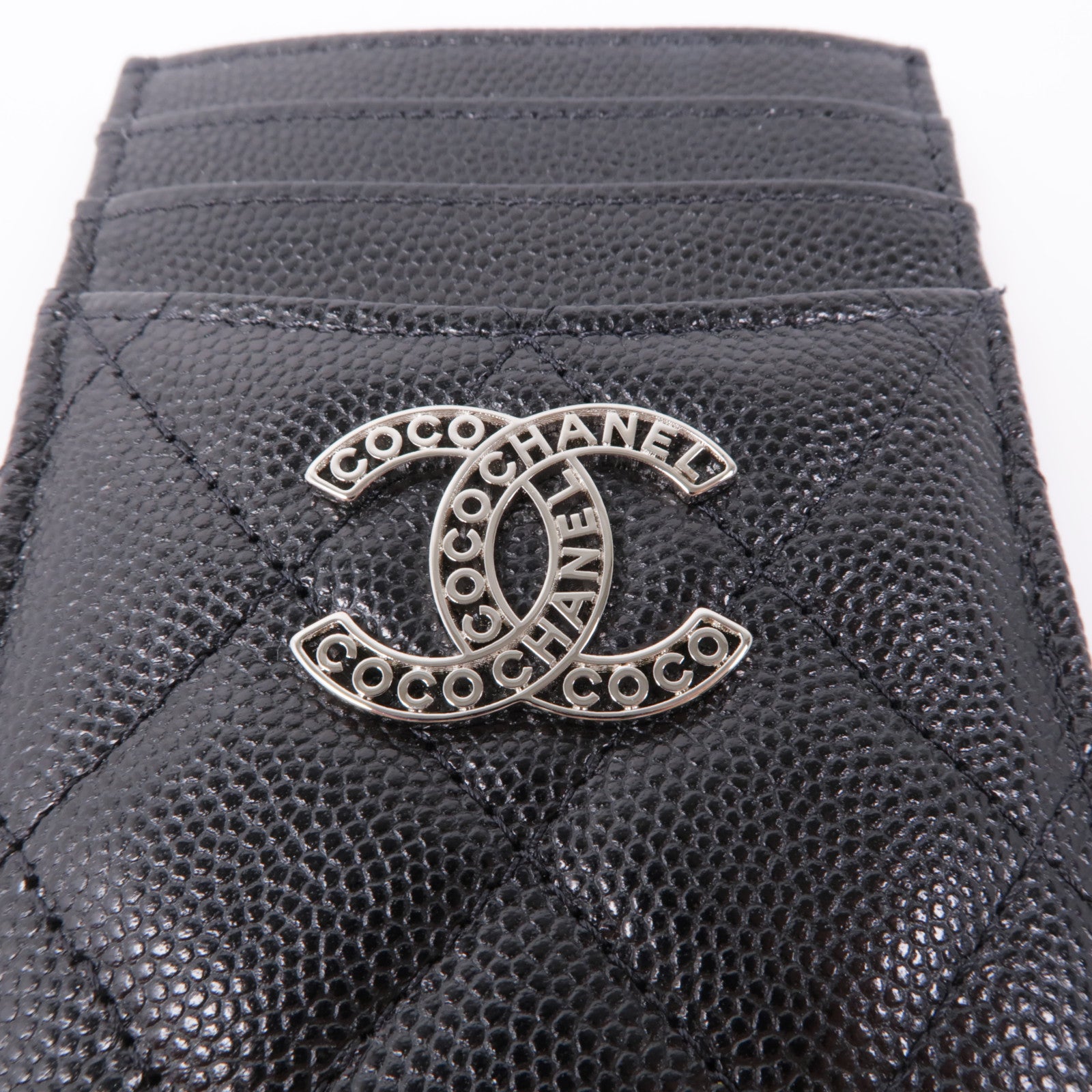 CHANEL 牛皮皮革Card Case卡片套黑色