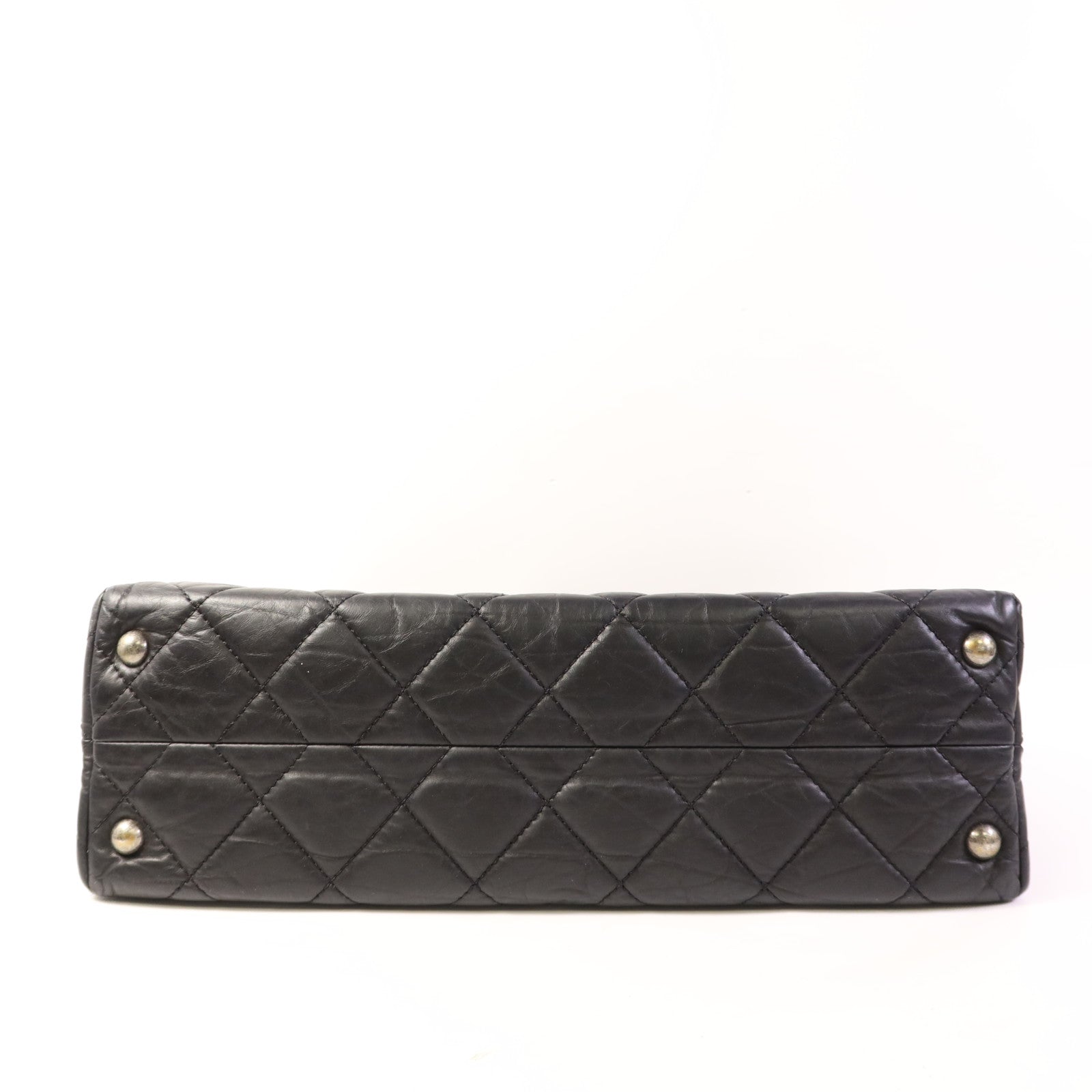 CHANEL 【激減優惠】牛皮皮革2.55銀扣手挽袋