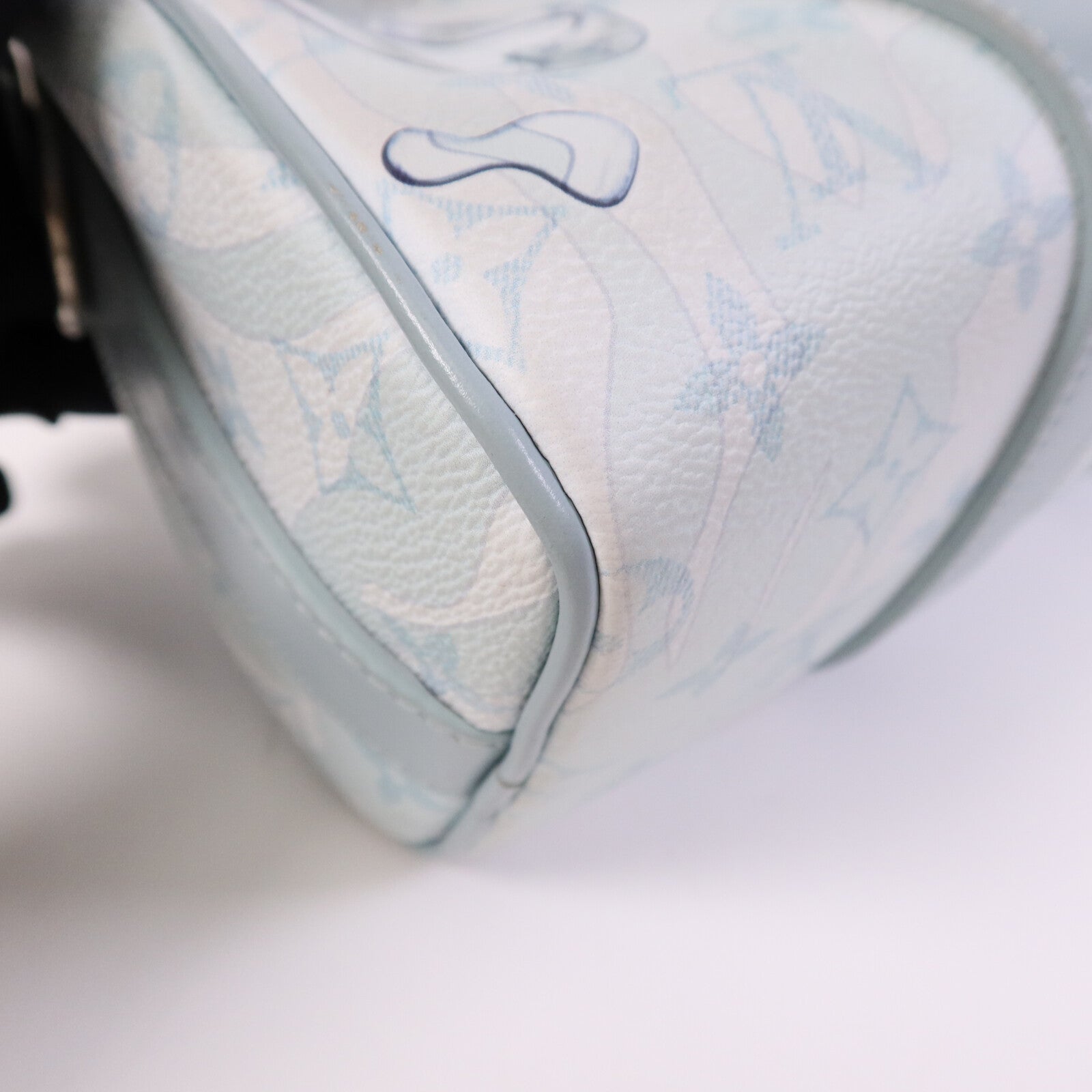 LOUIS VUITTON Monogram Aquagarden Keepall Bandouliere 25銀扣手挽肩背兩用袋