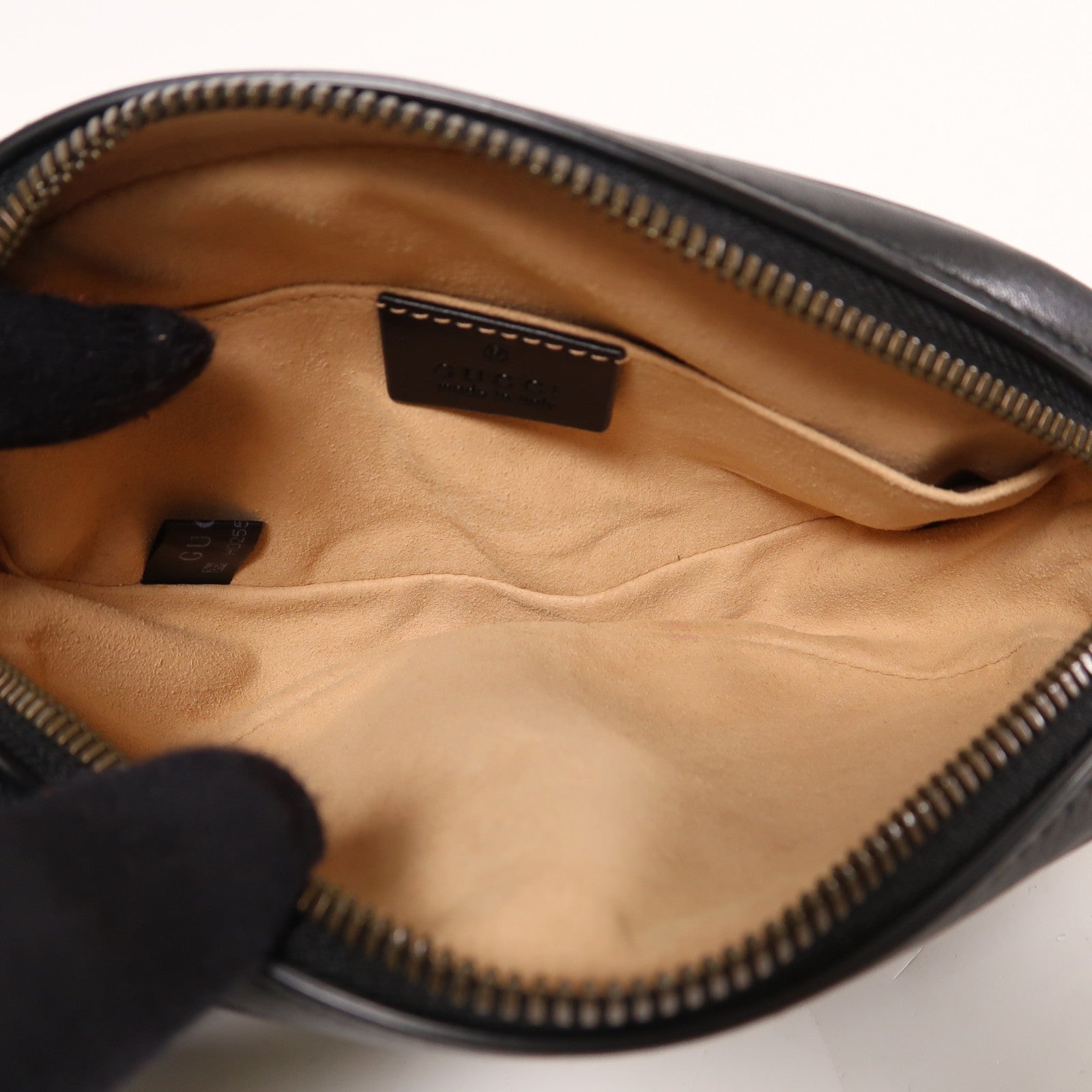 GUCCI 【激減優惠】牛皮皮革GG Marmont金扣腰包