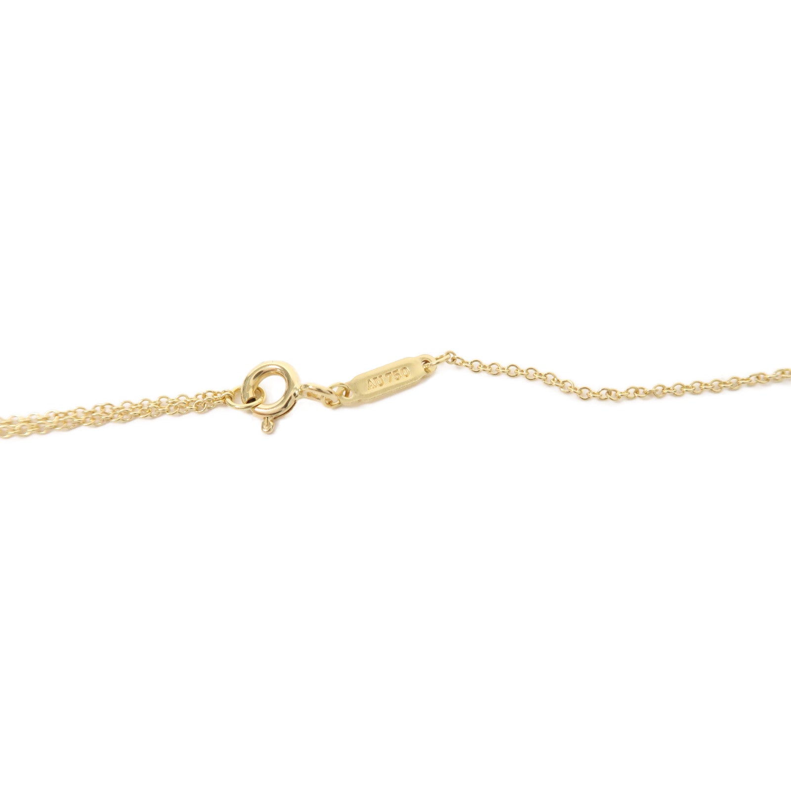 TIFFANY＆CO 18K金Return to Tiffany Round Tag Necklace項鍊