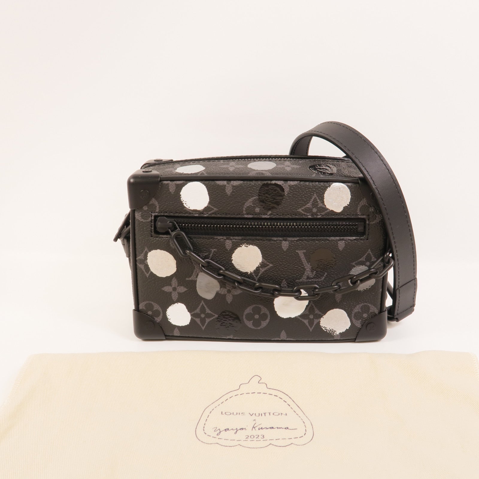 LOUIS VUITTON Monogram Eclipse Mini Soft Trunk肩背袋