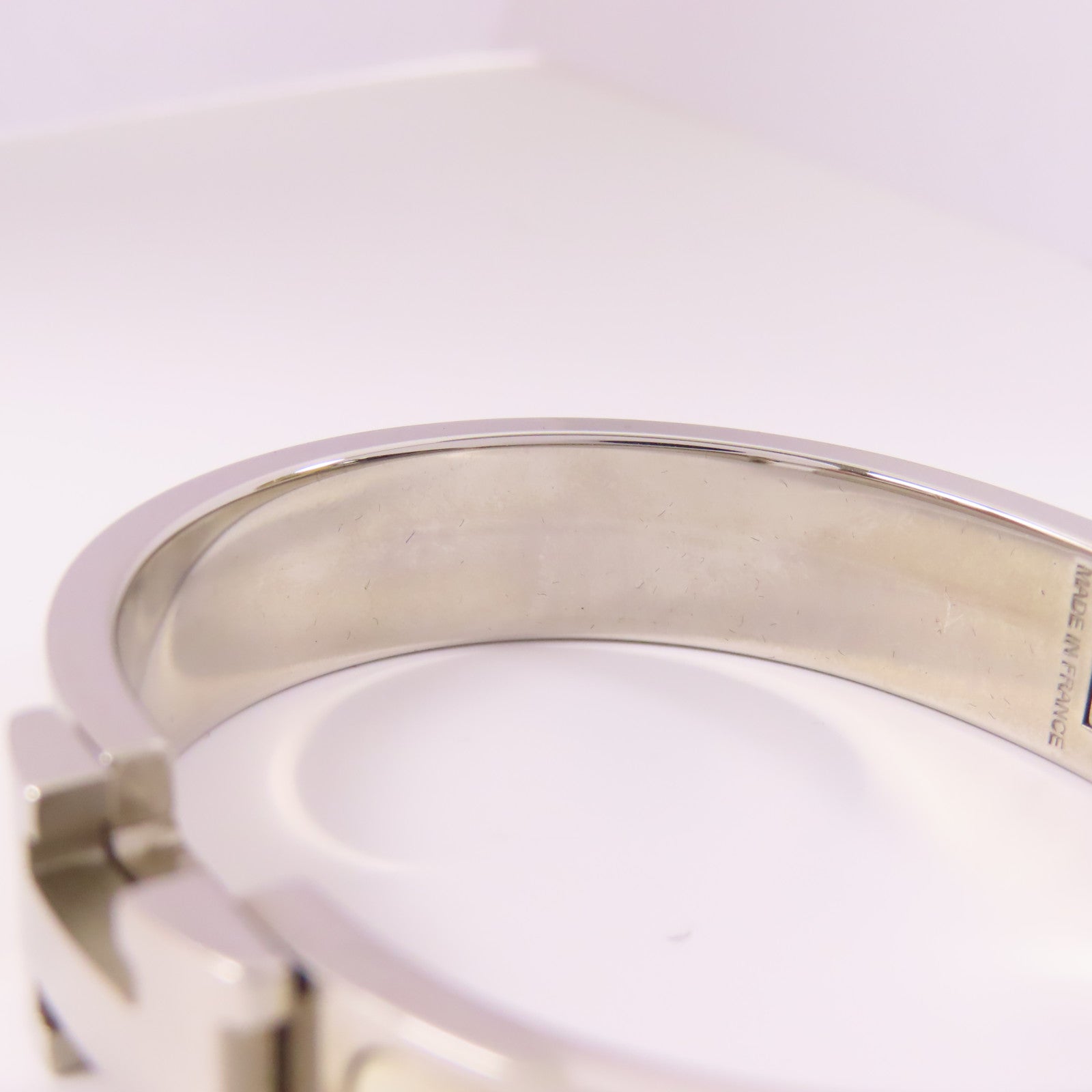 HERMES 琺瑯/金屬Clic H Bracelet手鐲