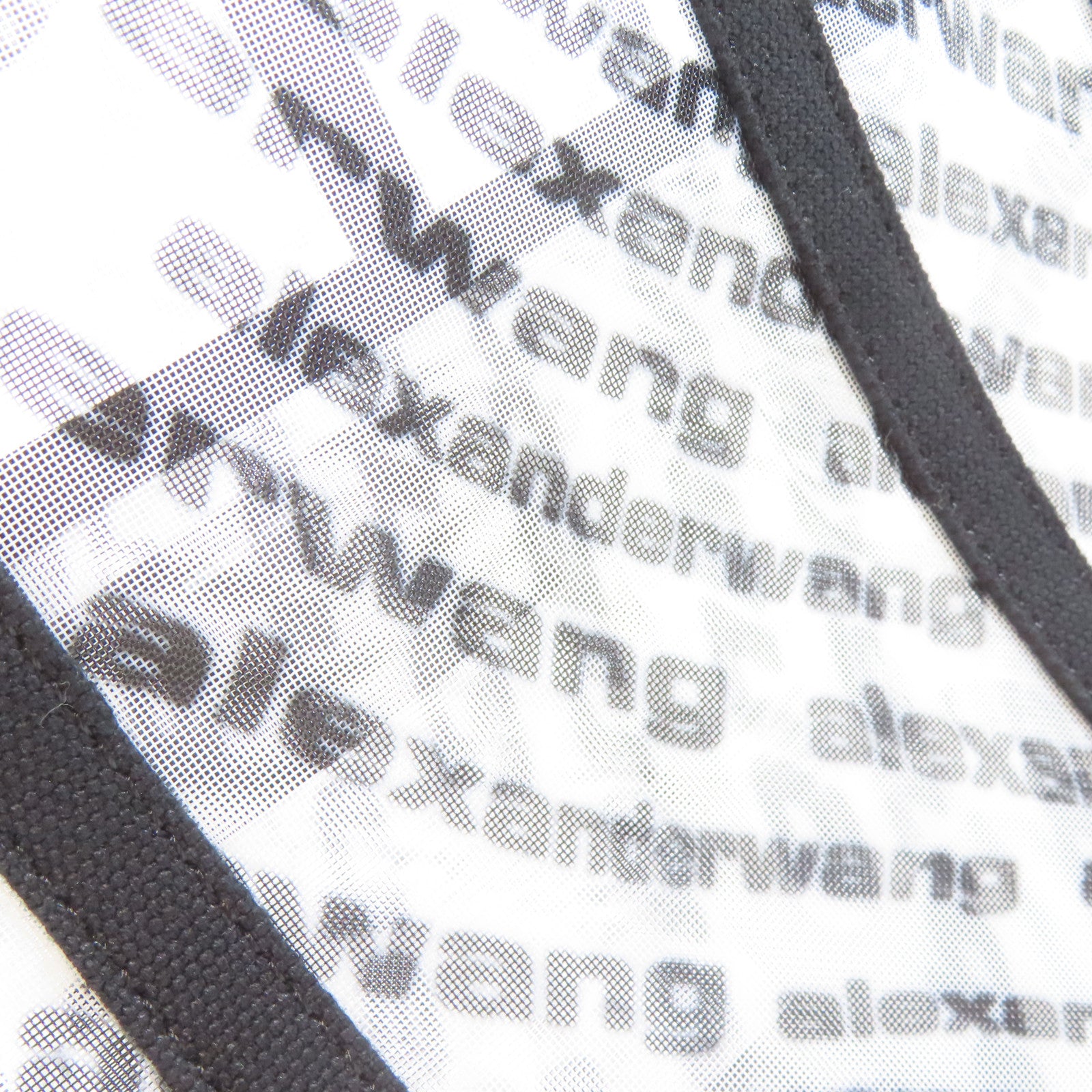 SELECTION 【激減優惠】塗層帆布Alexender Wang Tote手挽袋白色/黑色