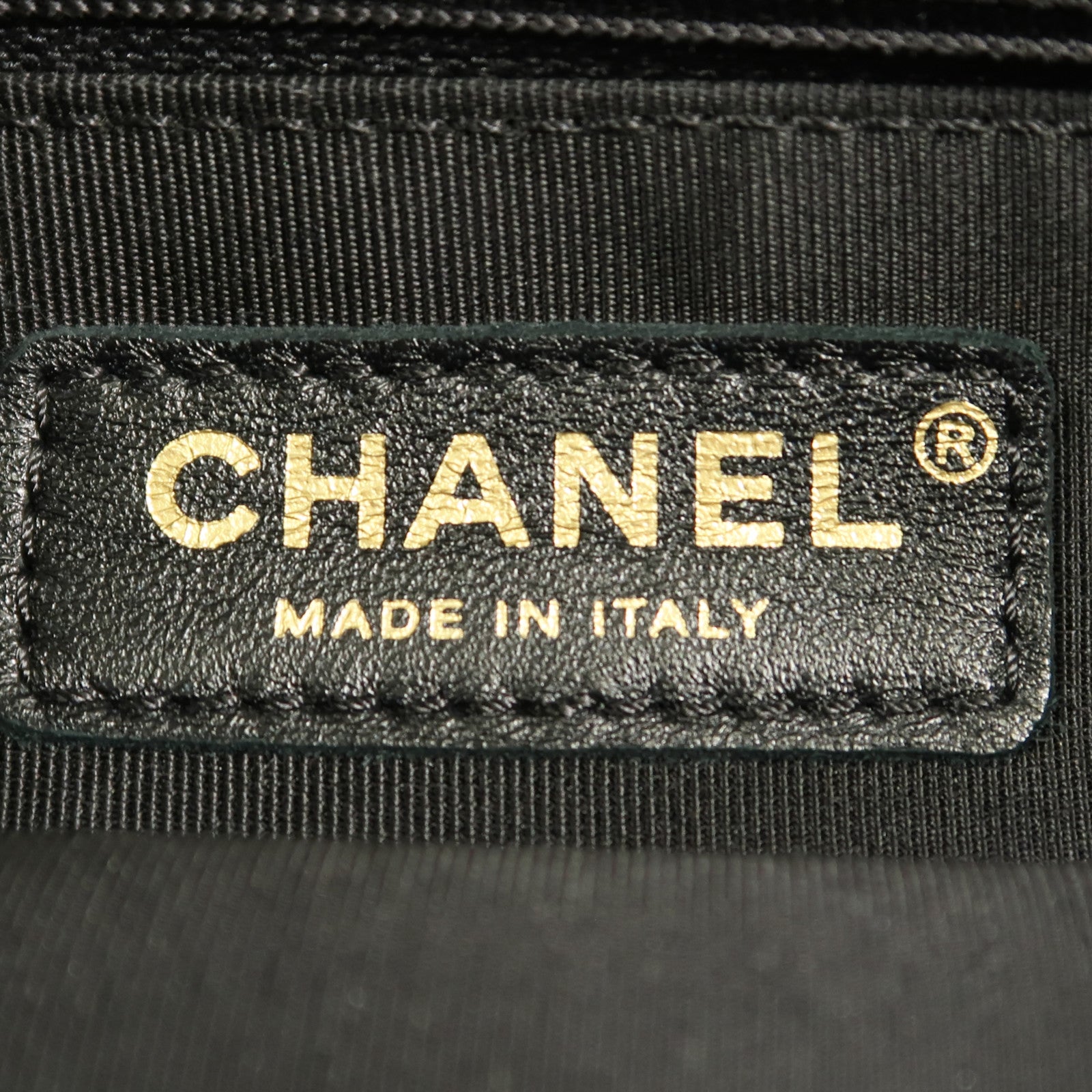 CHANEL 帆布/牛皮皮革Hand Bag金扣手挽袋