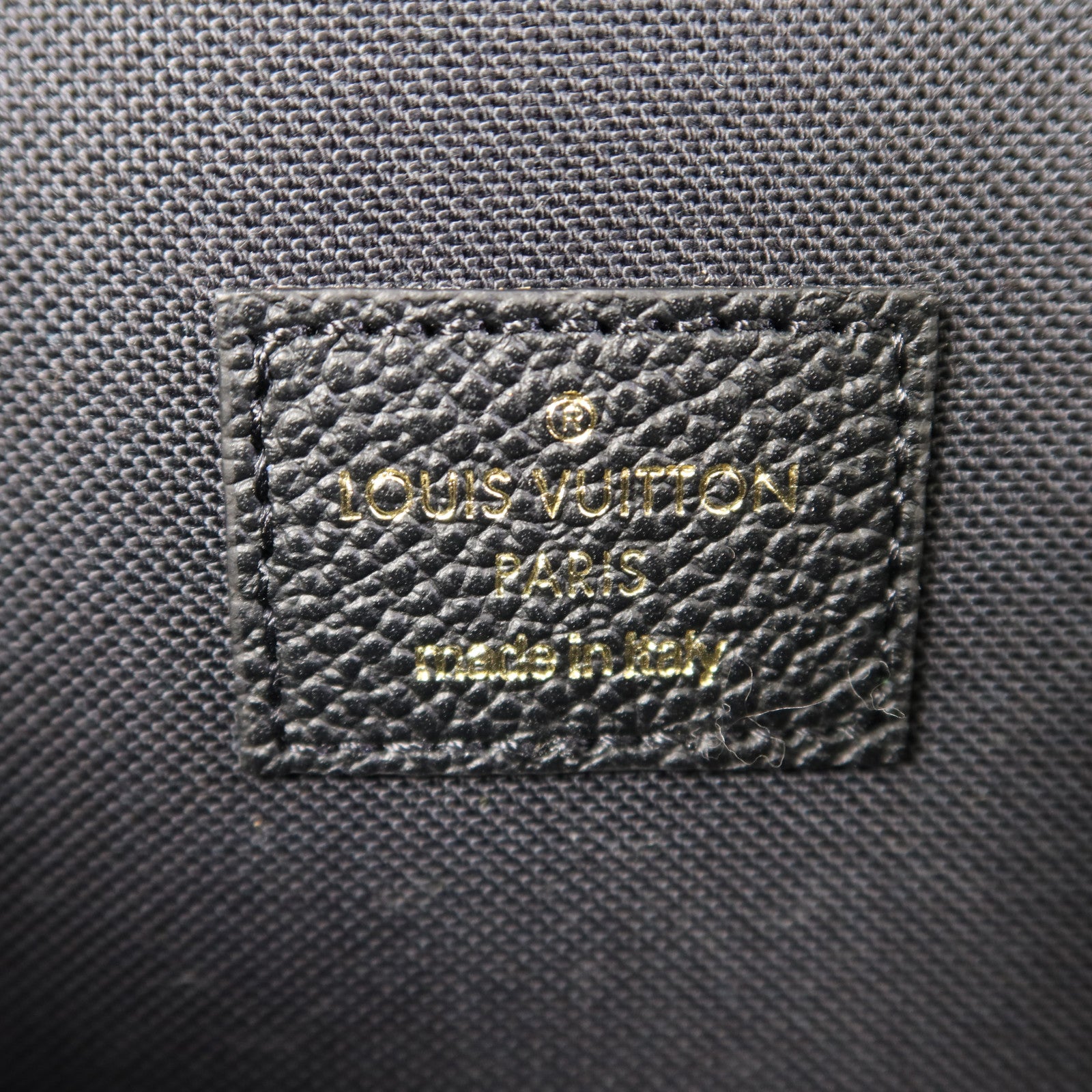 LOUIS VUITTON Monogram Empreinte Felicie Pochette金扣肩背袋