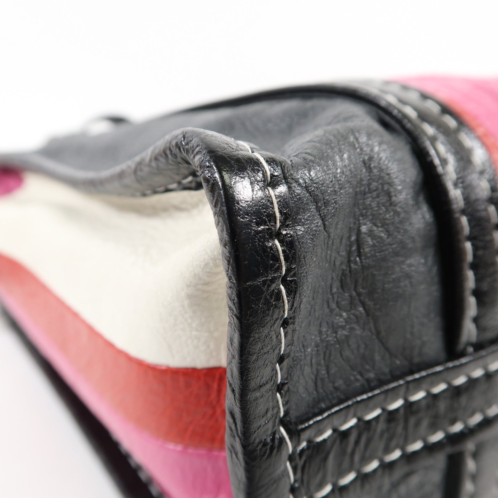 BALENCIAGA 牛皮皮革Bazzaar銀扣手挽肩背兩用袋