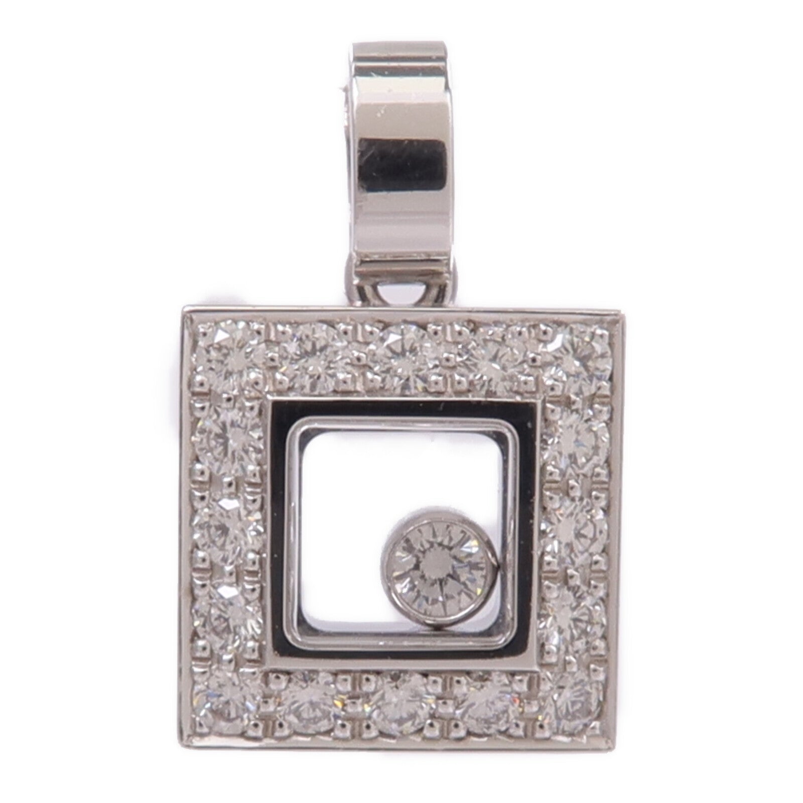 Chopard 18K白金Diamond Pendant Top鑽石吊墜