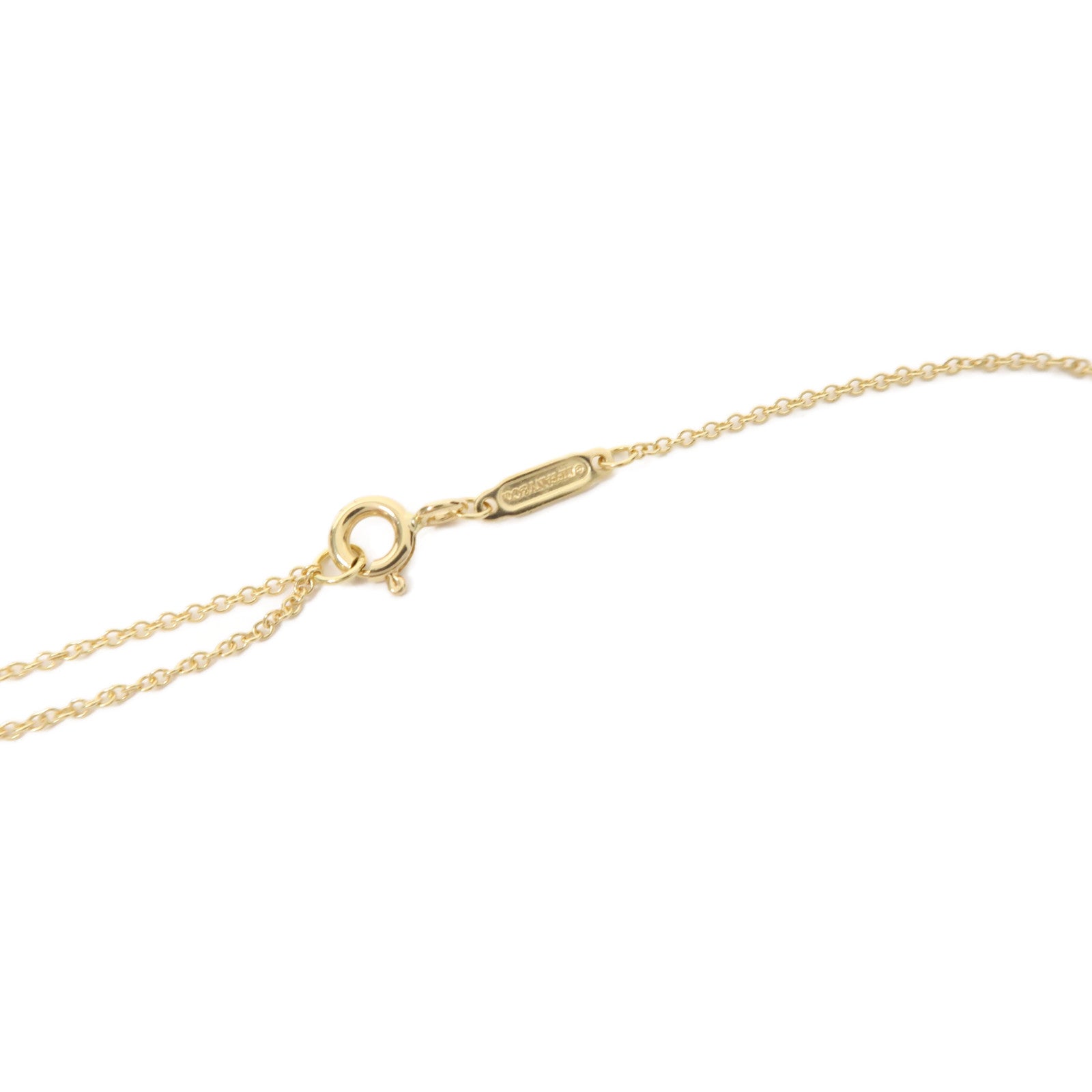 TIFFANY＆CO 18K金Return to Tiffany Round Tag Necklace項鍊