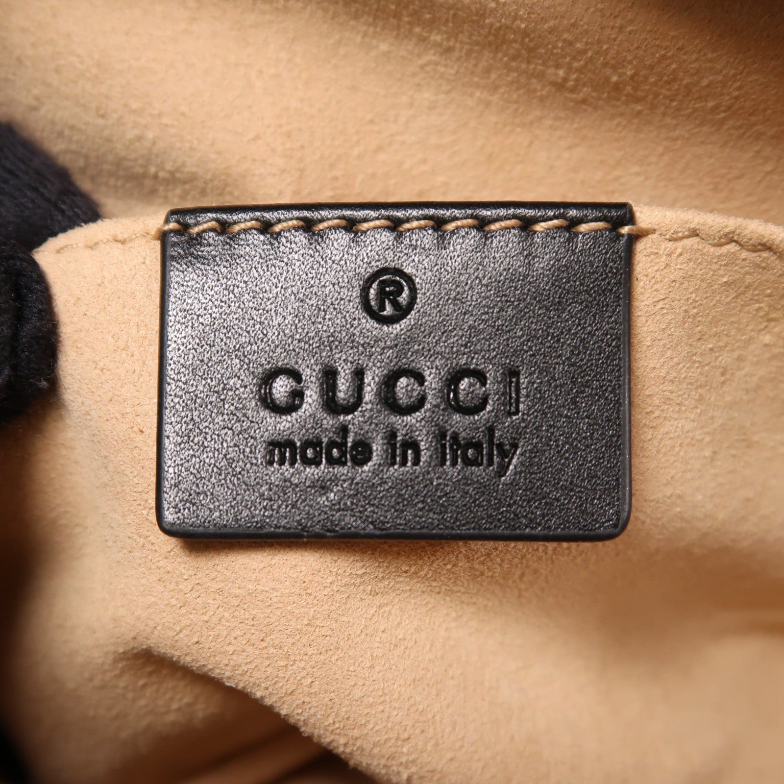 GUCCI 【激減優惠】牛皮皮革GG Marmont金扣腰包