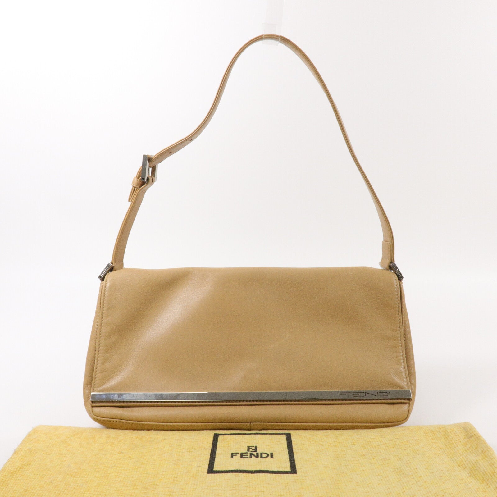 FENDI 牛皮皮革Zucchetto Shoulder Bag肩背袋
