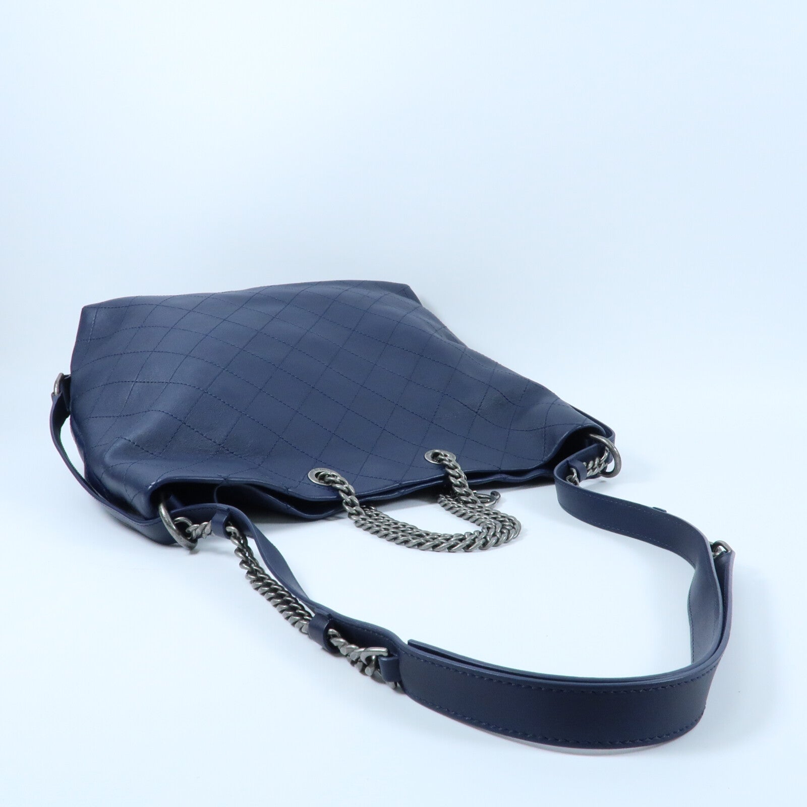 CHANEL 牛皮皮革Shoulder Bag鏈帶手挽肩背兩用袋