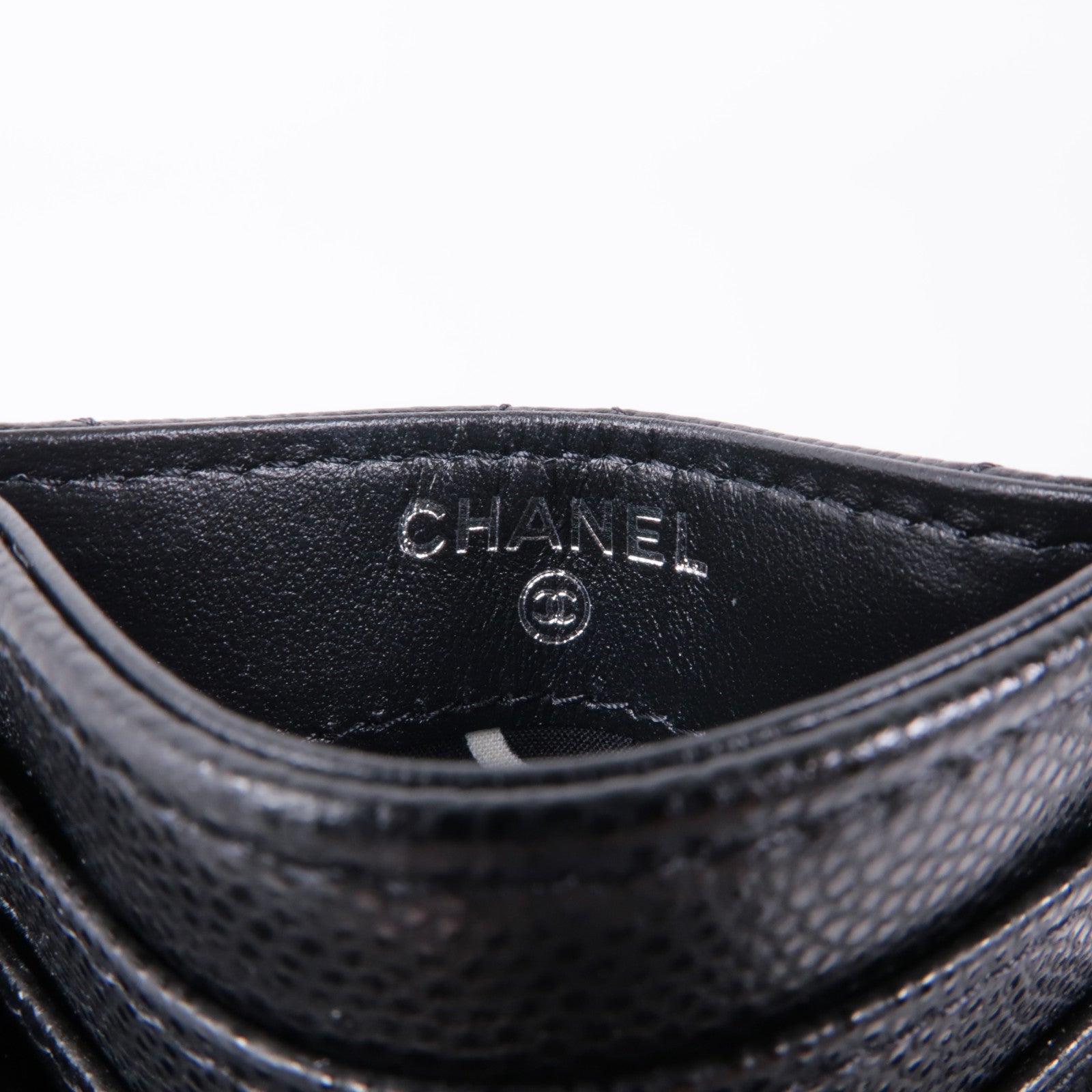 CHANEL 牛皮皮革Card Case卡片套黑色