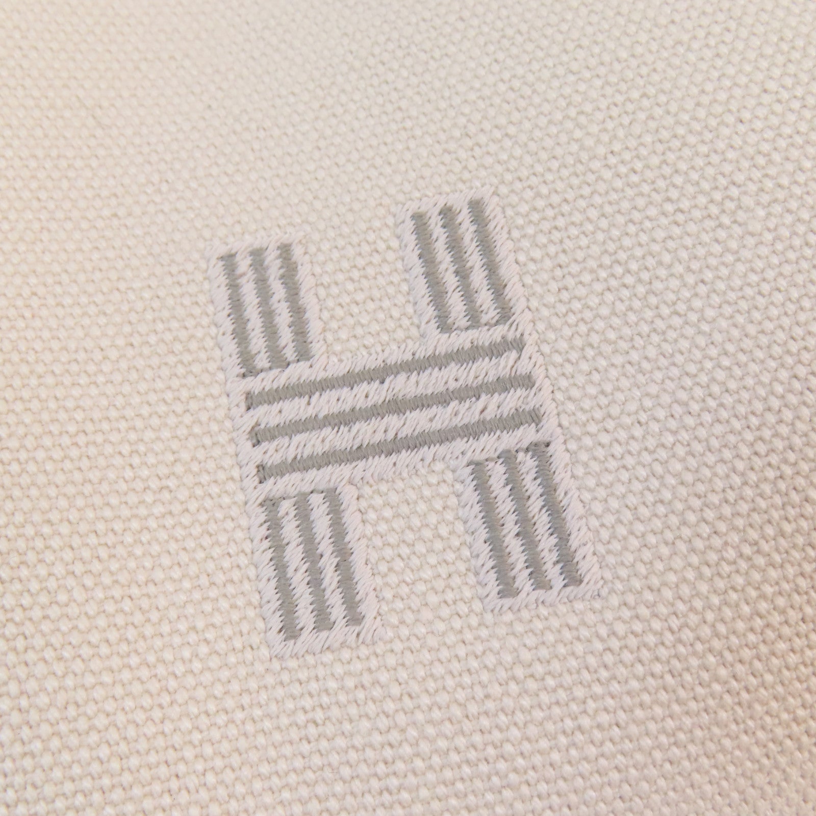 HERMES 帆布Bride A Brac銀扣手挽袋Nata