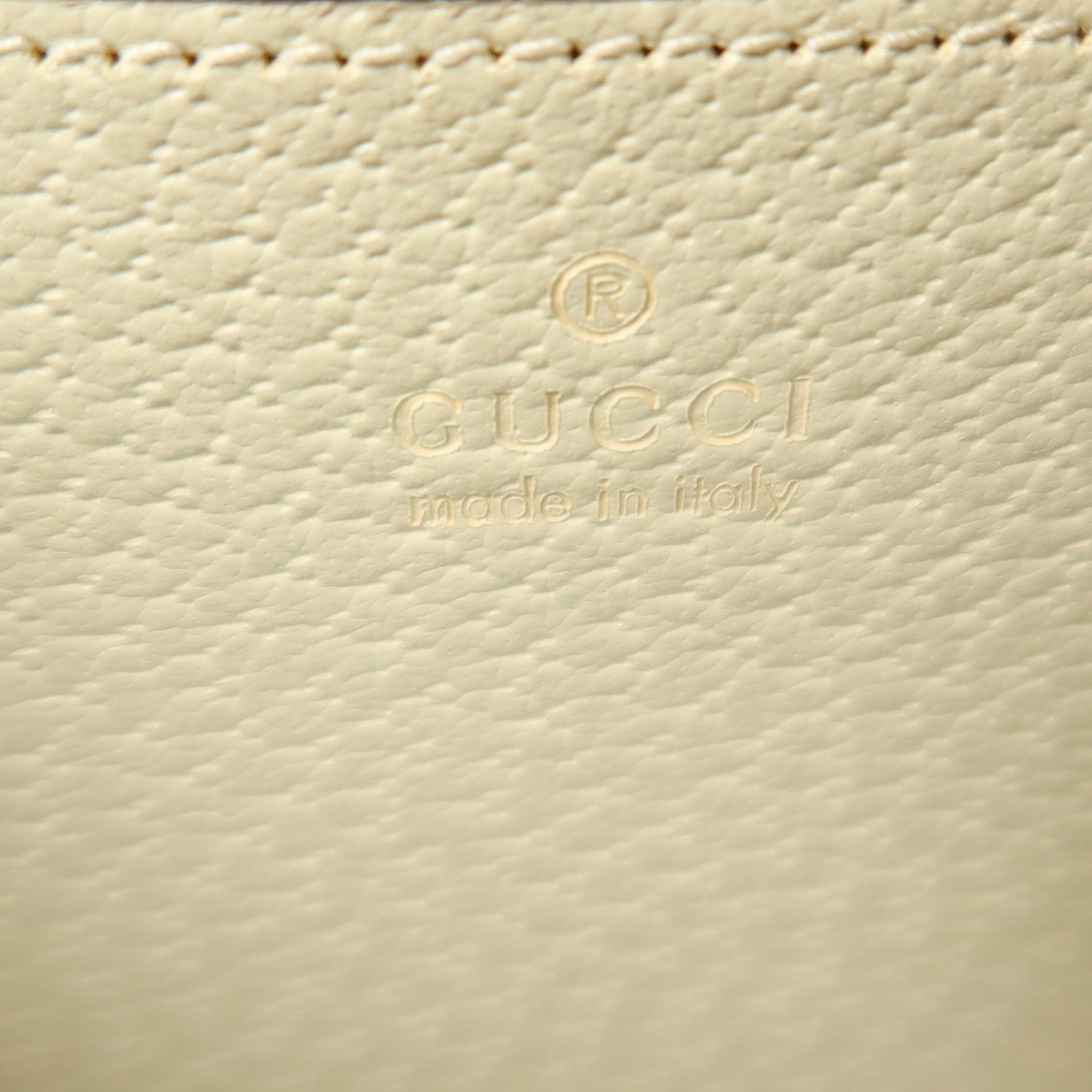 GUCCI 塗層帆布/牛皮皮革Oplidia Camera Bag金扣肩背袋