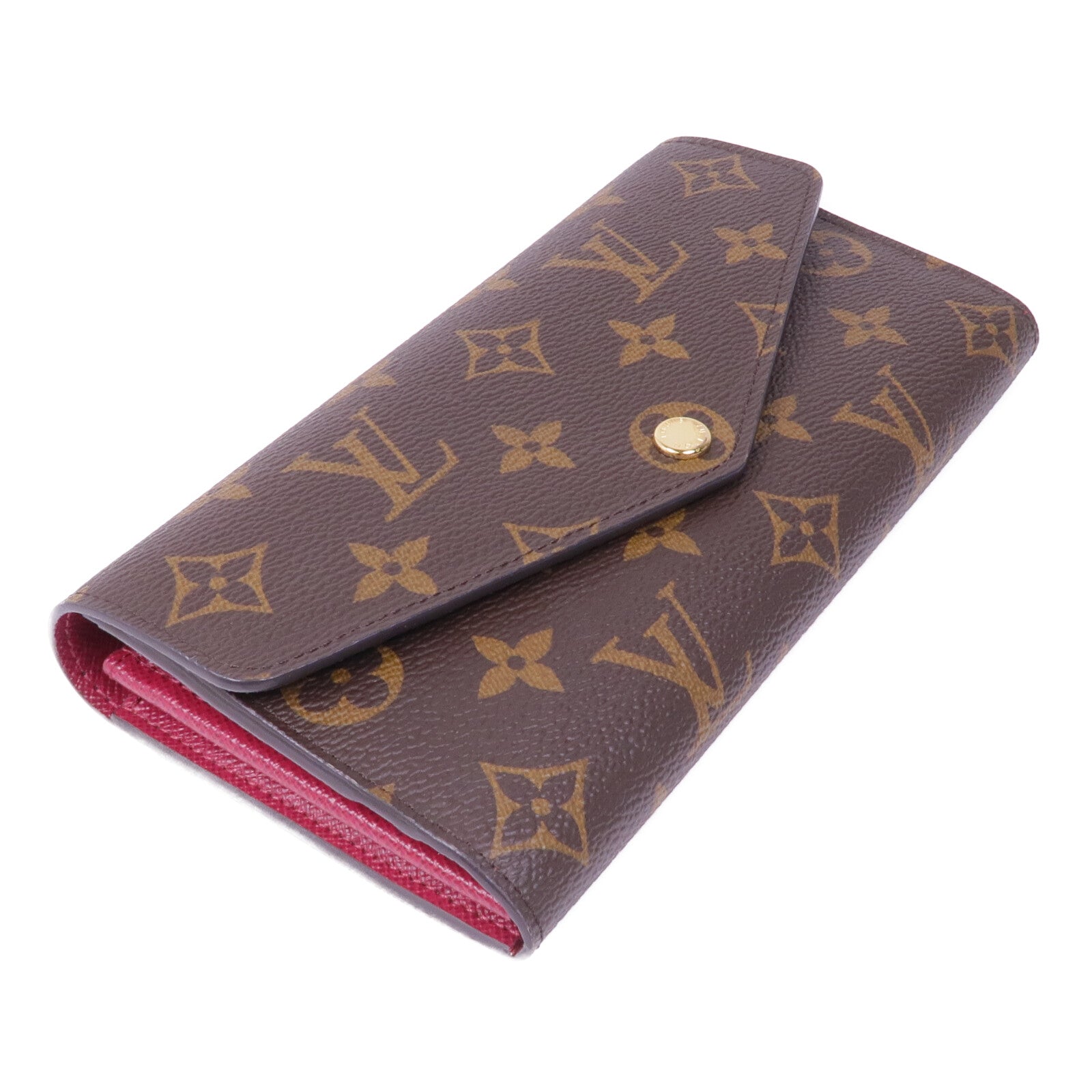 LOUIS VUITTON Monogram Long Wallet金扣長錢包