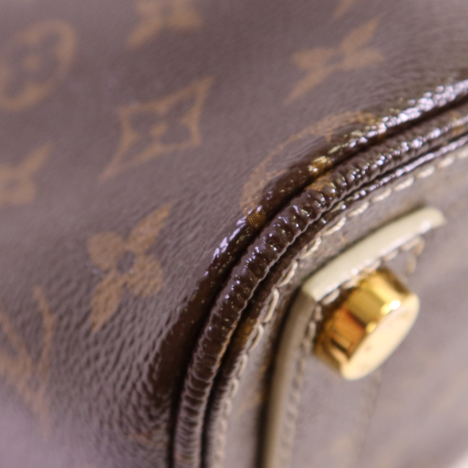 LOUIS VUITTON Monogram Lockit金扣手挽袋