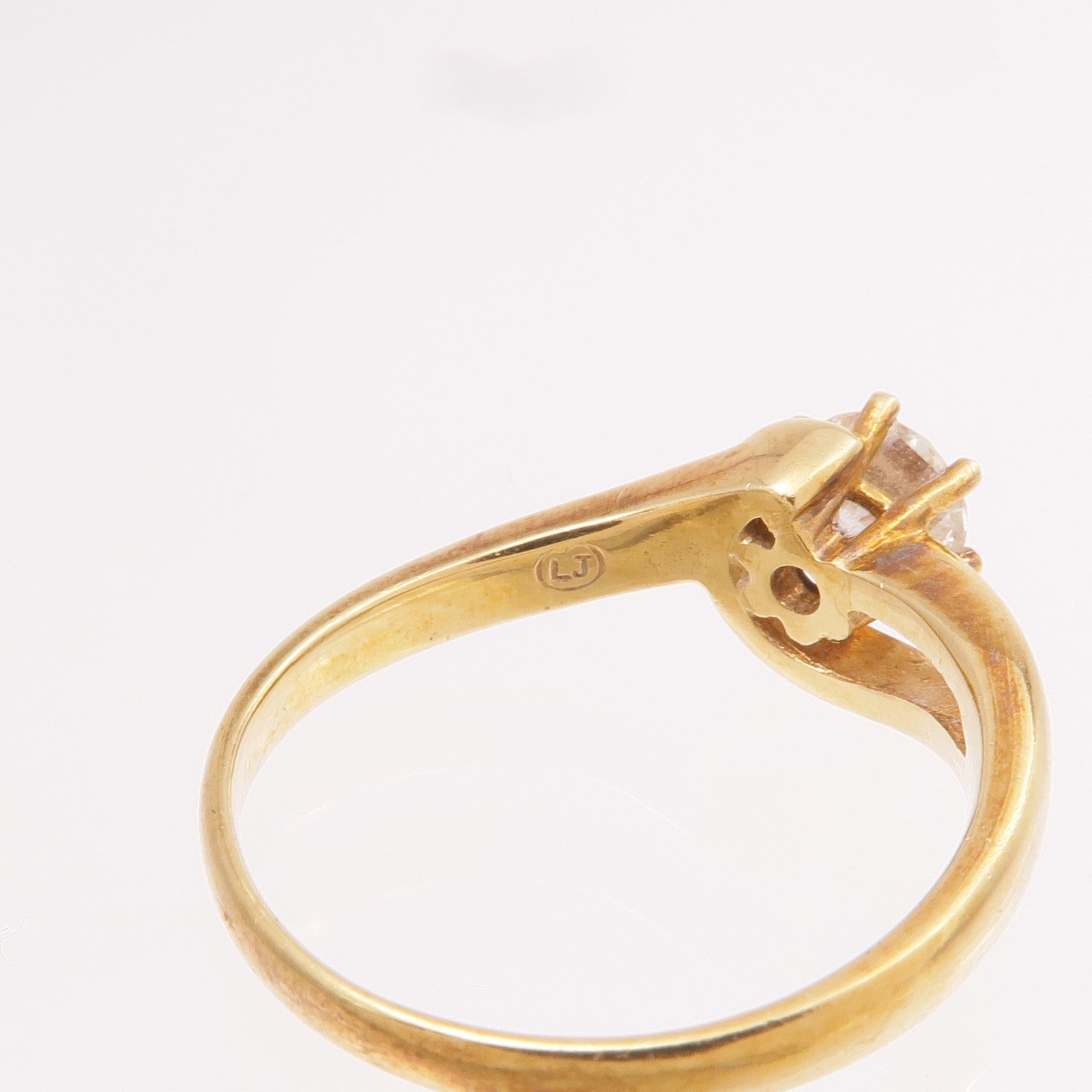JEWELRY 【激減優惠】18K黃金Diamond Ring鑽石戒指US#5.5
