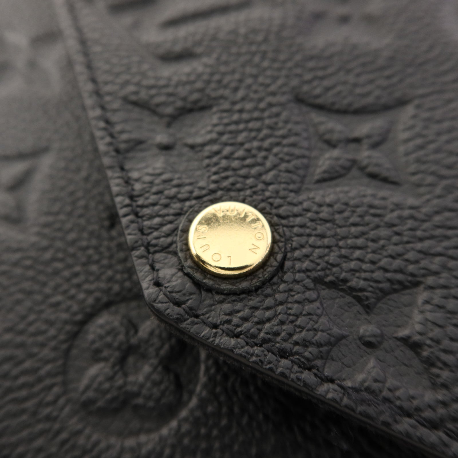 LOUIS VUITTON Monogram Empreinte Felicie Pochette金扣肩背袋