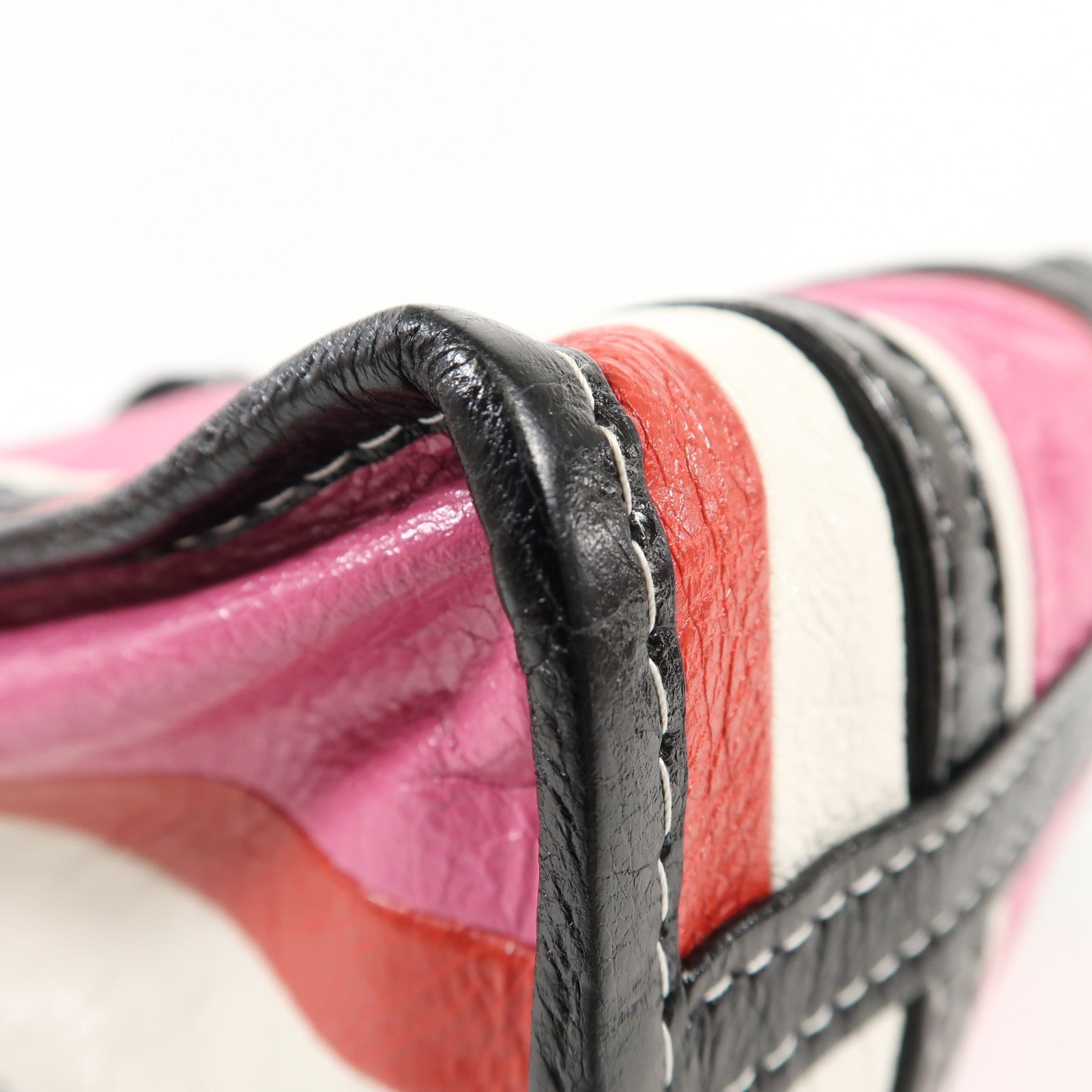 BALENCIAGA 牛皮皮革Bazzaar銀扣手挽肩背兩用袋
