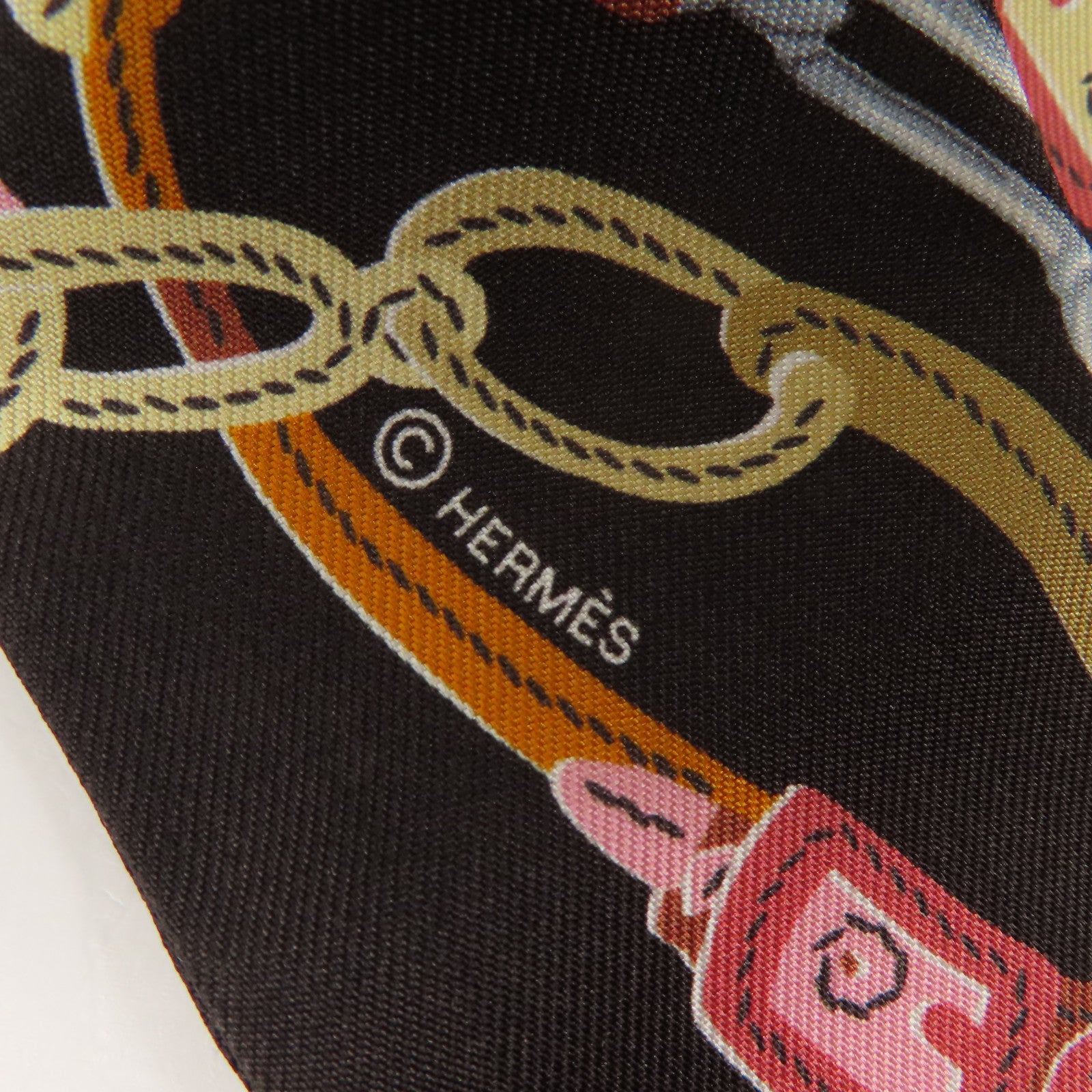HERMES 絲質Twilly絲巾