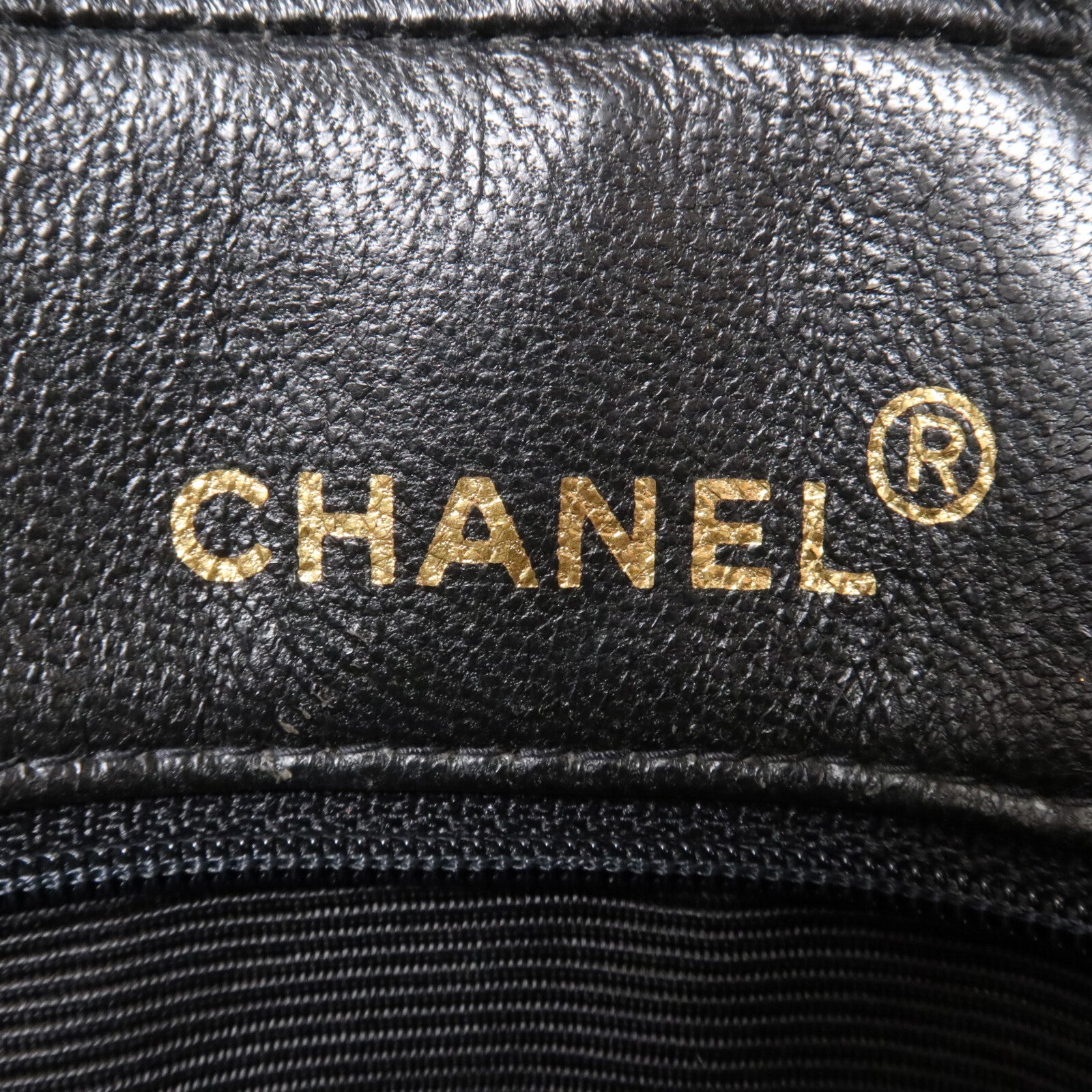 CHANEL 牛皮皮革Vintage Chain Shoulder鏈帶肩背袋