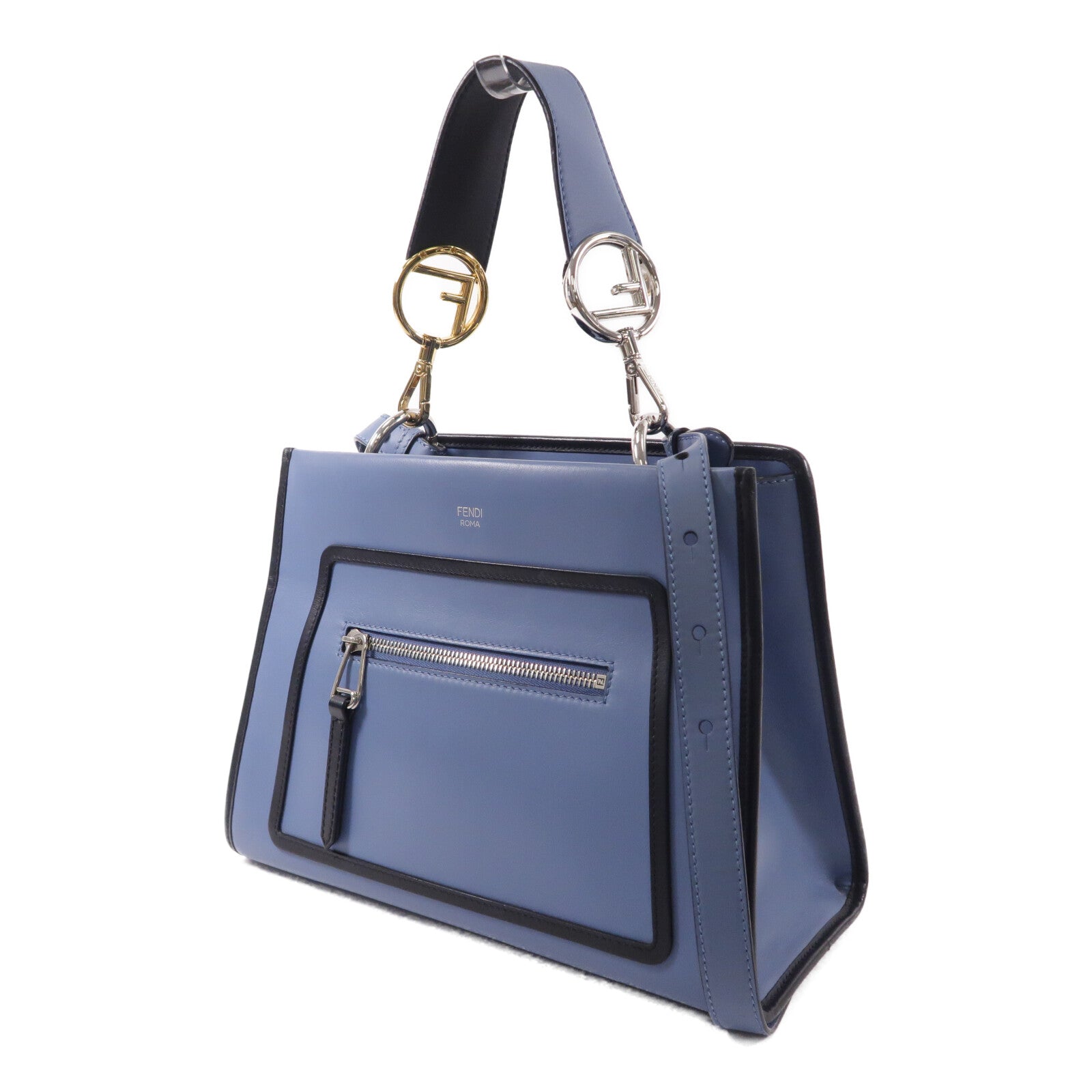 FENDI 牛皮皮革Runaway手挽肩背兩用袋