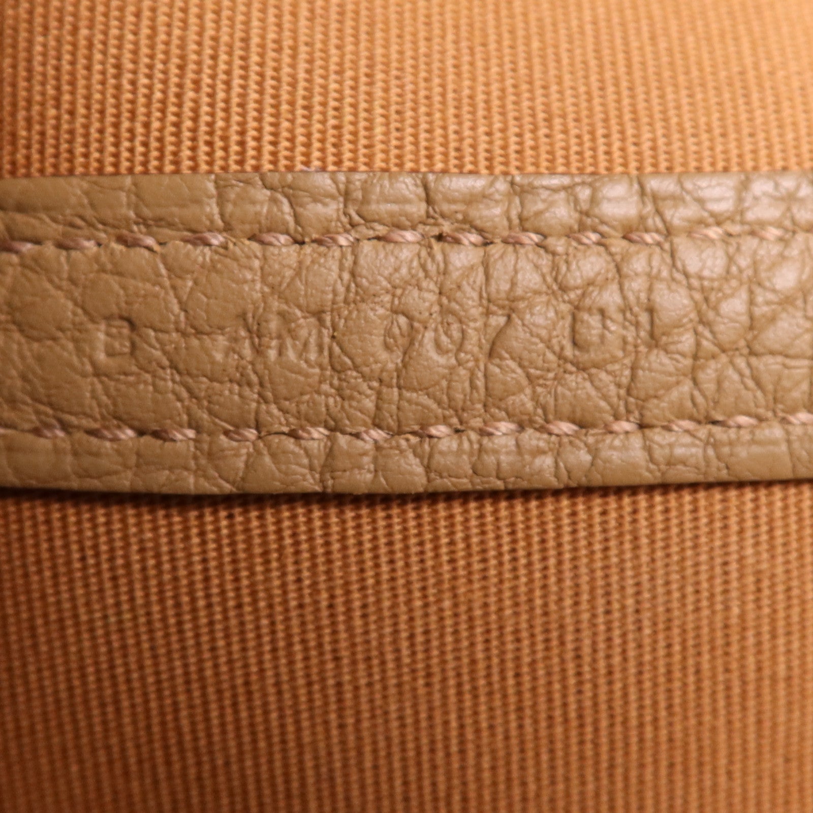 HERMES 帆布Garden Party TPM銀扣手挽袋Etoupe/Chai
