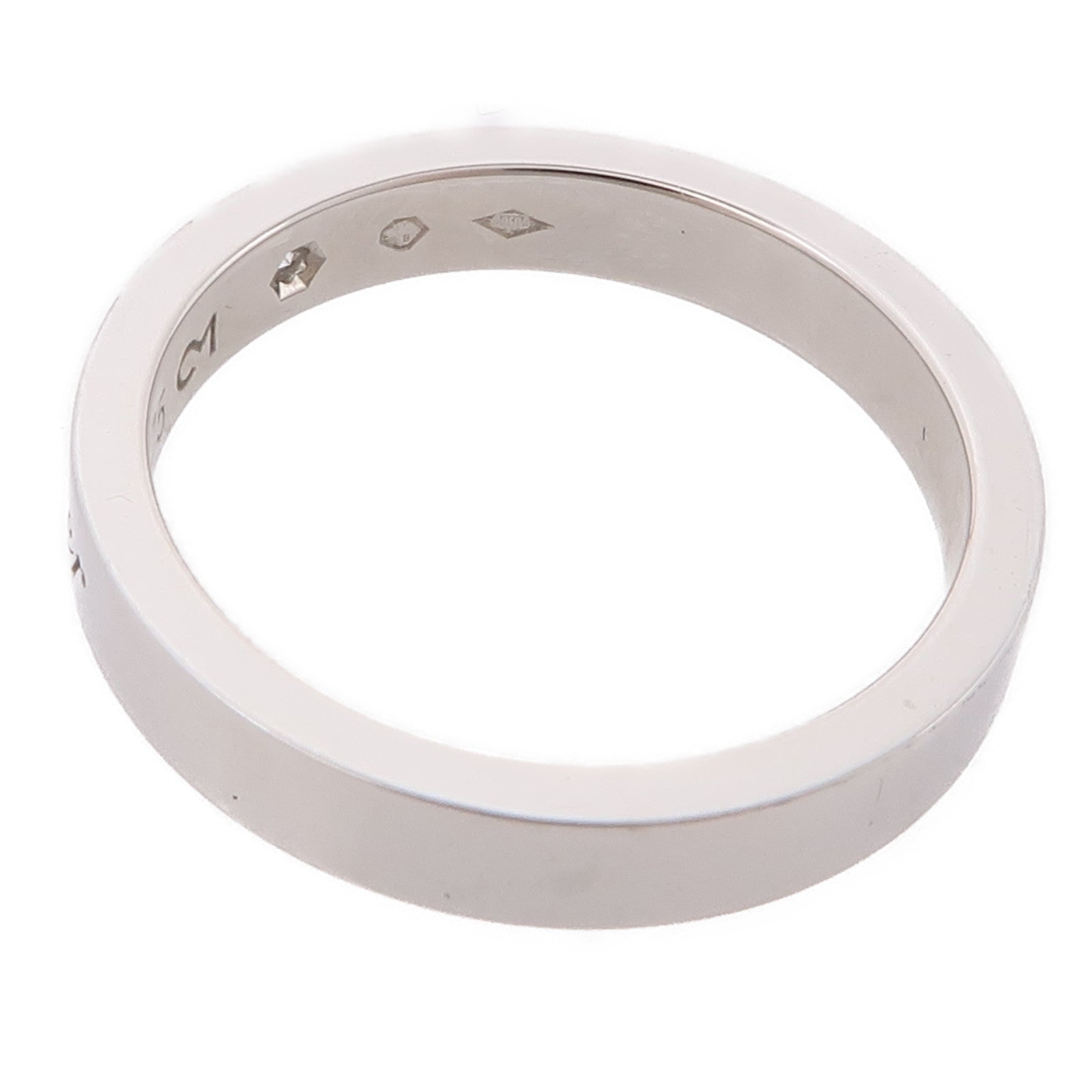 CARTIER PT900鉑金Wedding Ring鑽石戒指Cartier#49/US#4.75