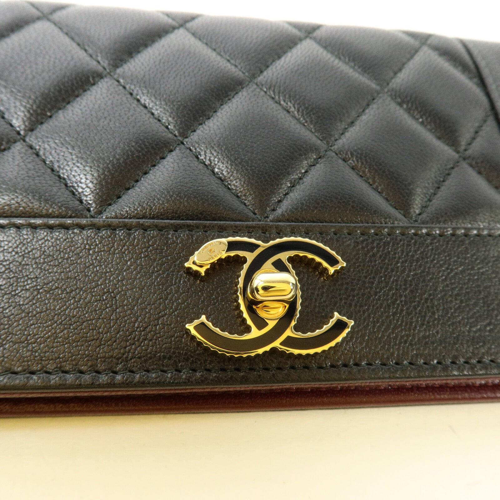 CHANEL 羊皮皮革Mademoiselle Vintage Long Wallet長錢包