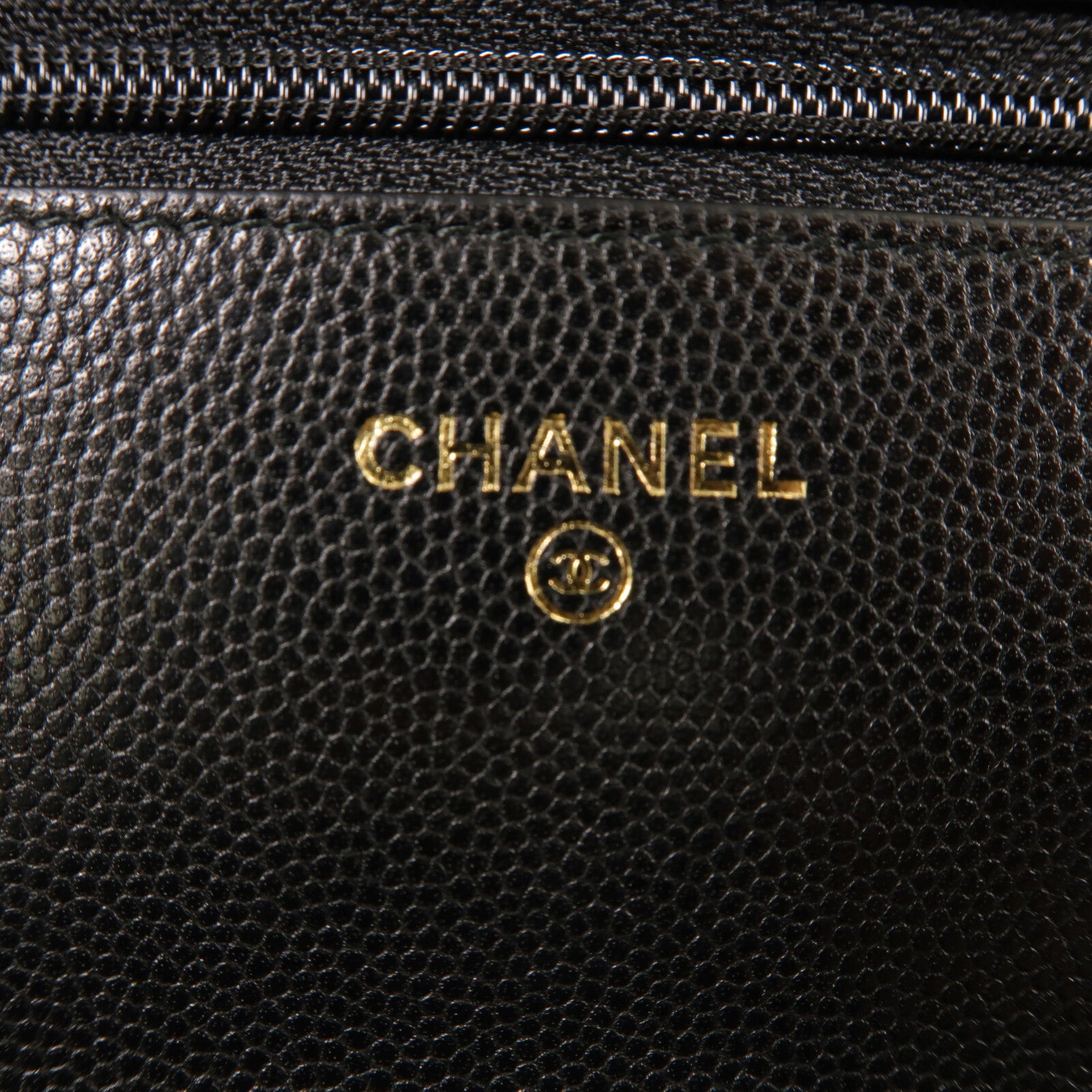 CHANEL 牛皮皮革Golden Class Double CC Wallet On Chain鏈帶肩背袋
