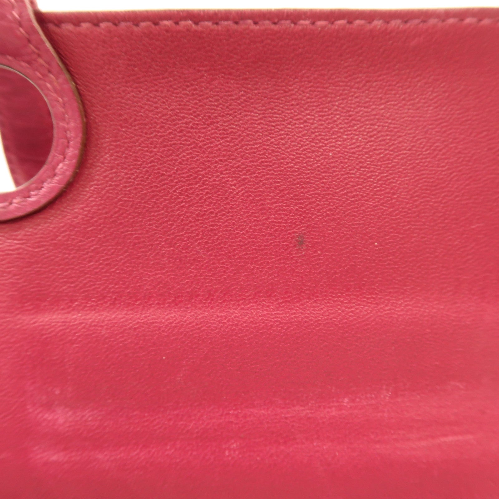 HERMES Togo皮革Dogon Long Wallet銀扣長錢包L3 Rose Pourpre