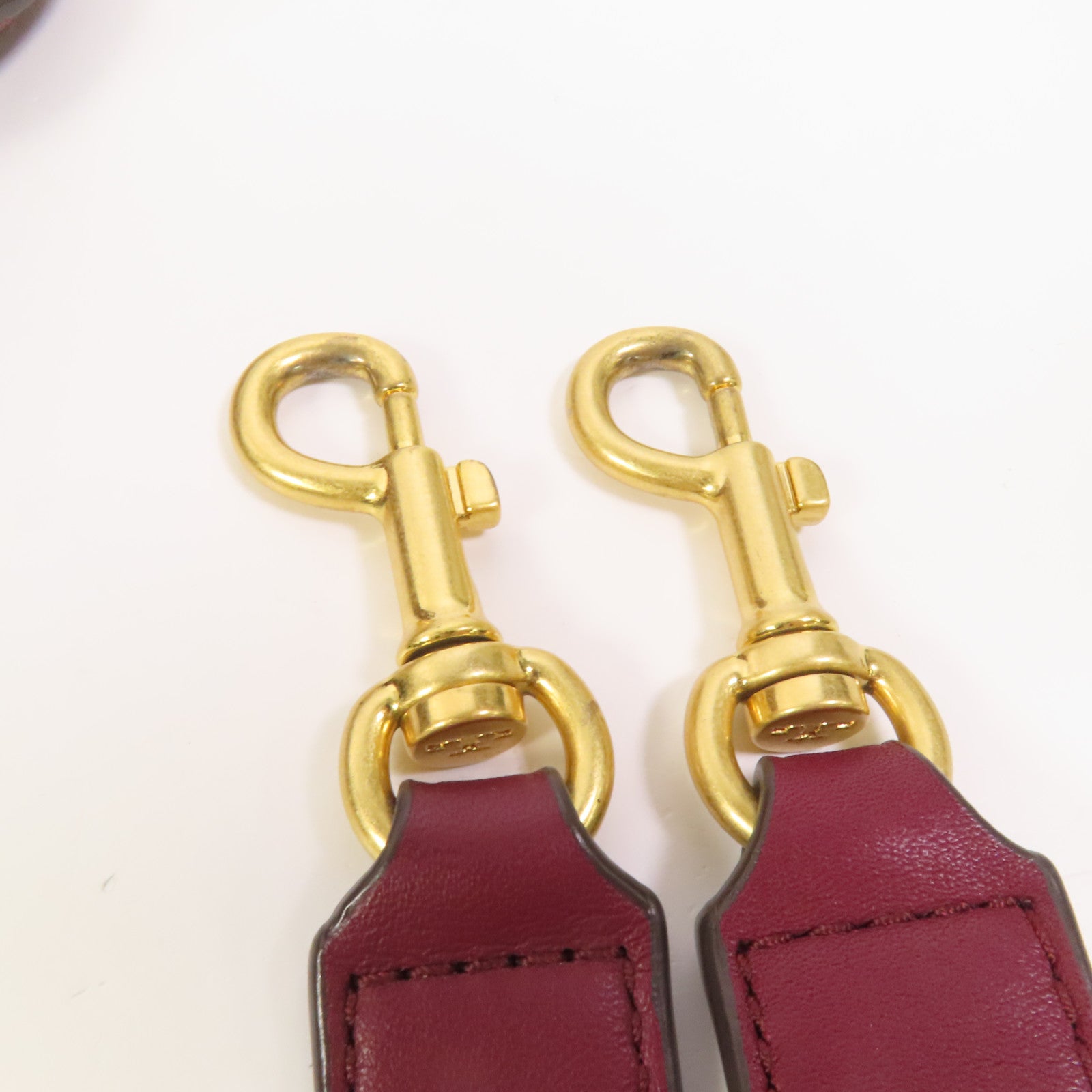 Tory Burch 牛皮皮革2 Way Shoulder金扣手挽肩背兩用袋