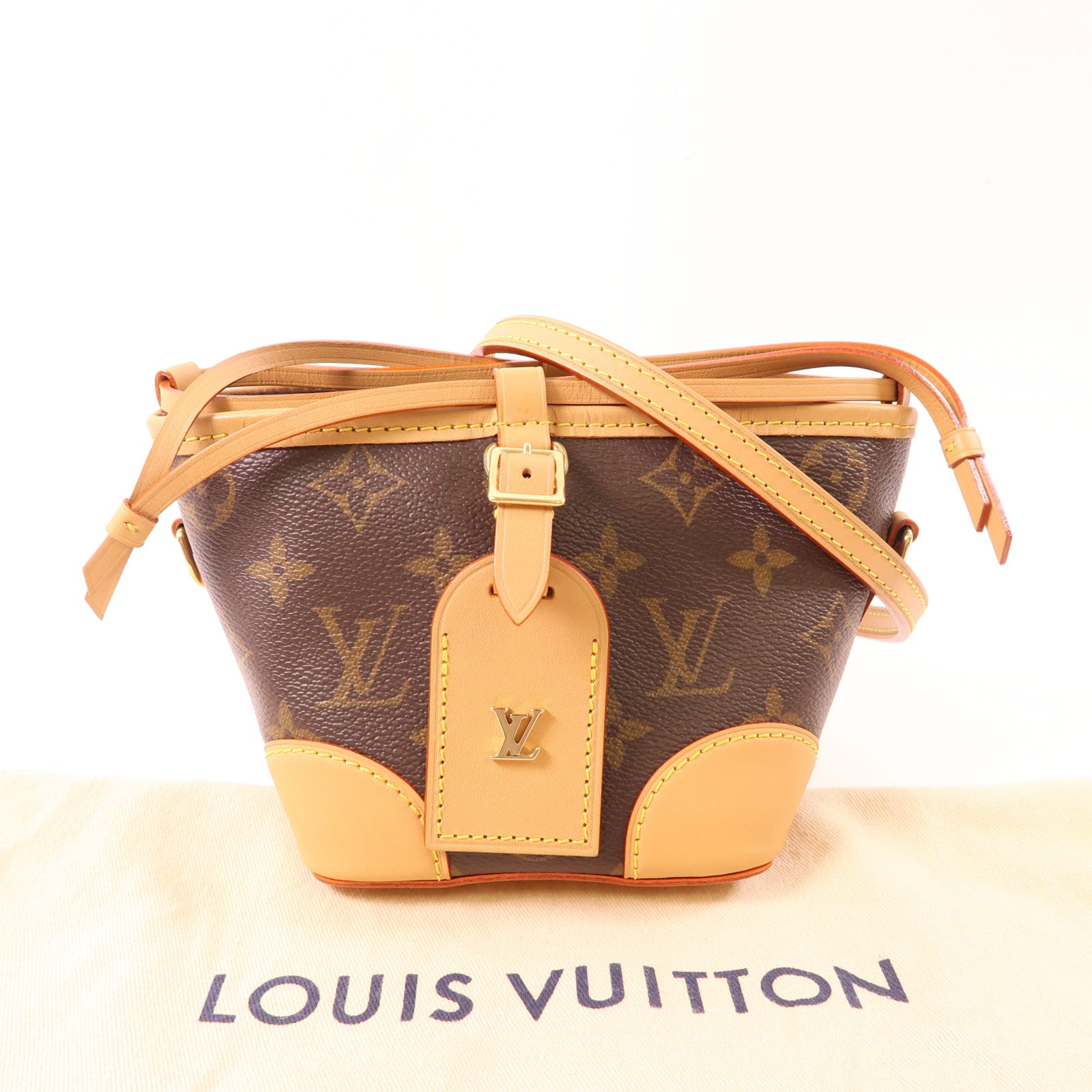 LOUIS VUITTON Monogram Noe Purse金扣肩背袋