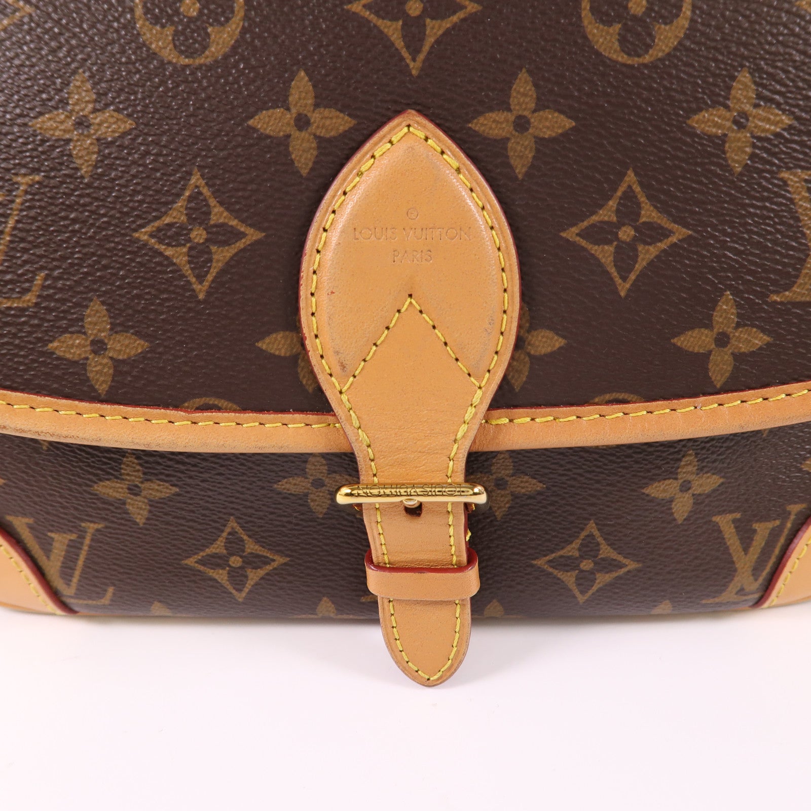 LOUIS VUITTON Monogram Diane金扣肩背袋