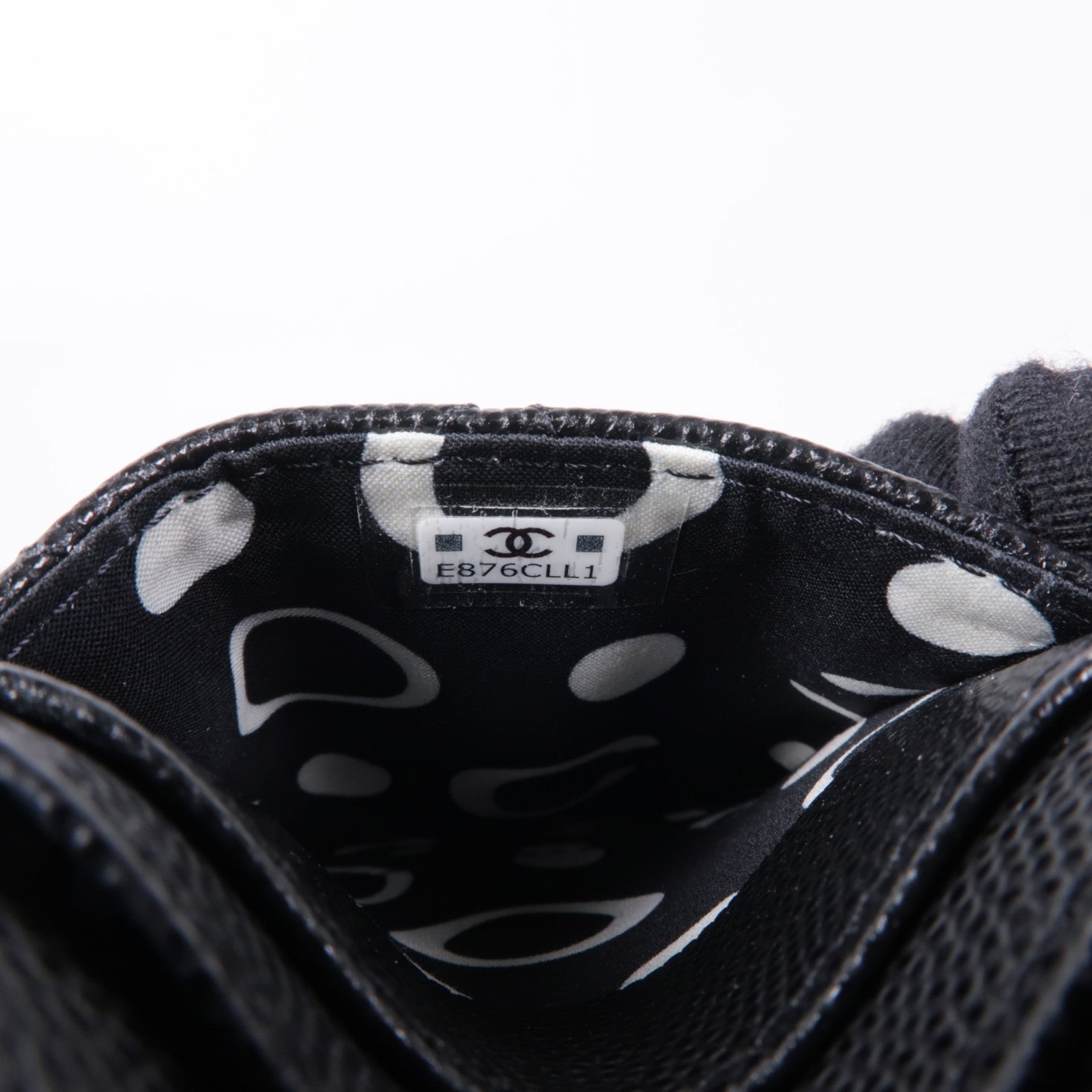 CHANEL 牛皮皮革Card Case卡片套黑色
