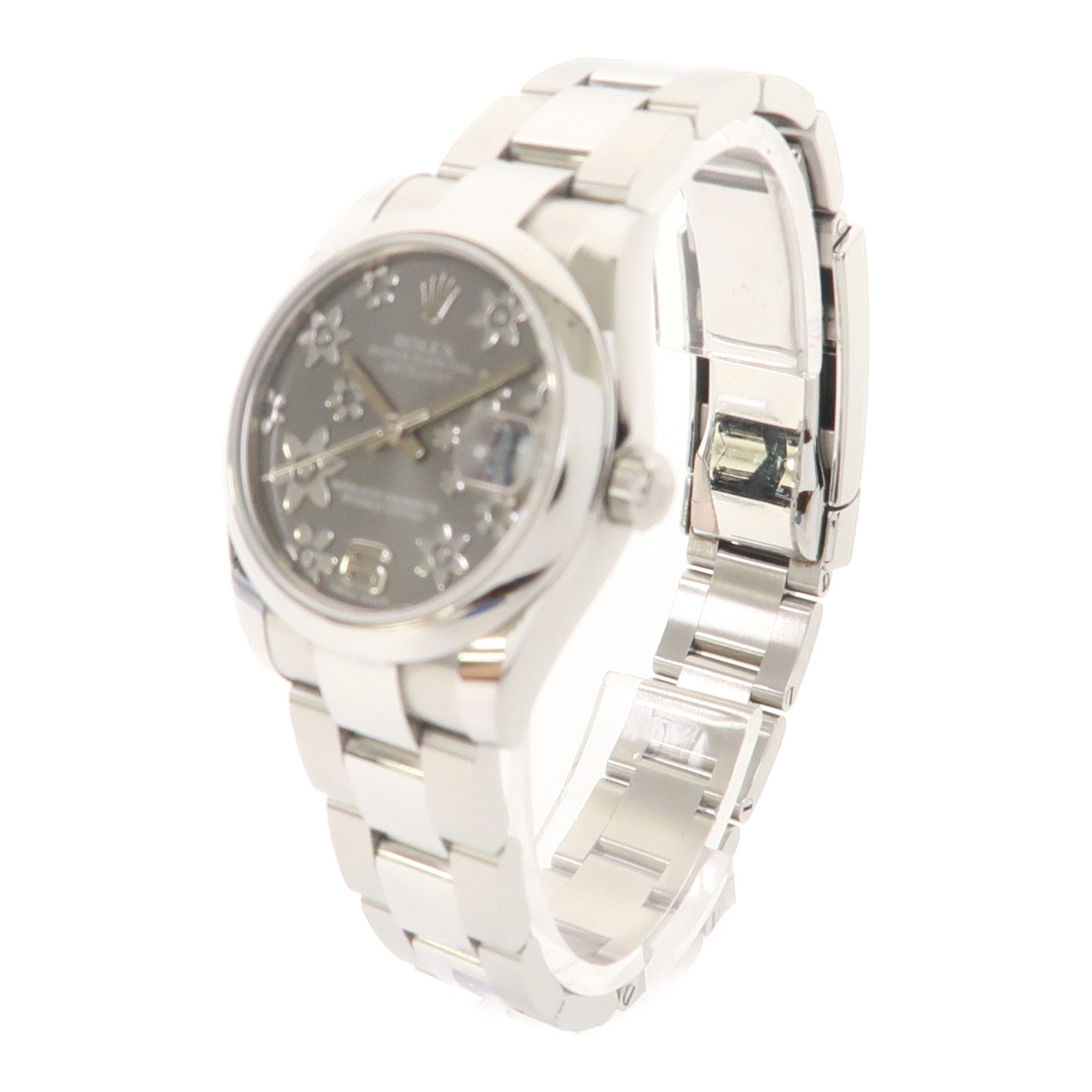 ROLEX Oyster Perpetual不鏽鋼手錶自動機芯灰色