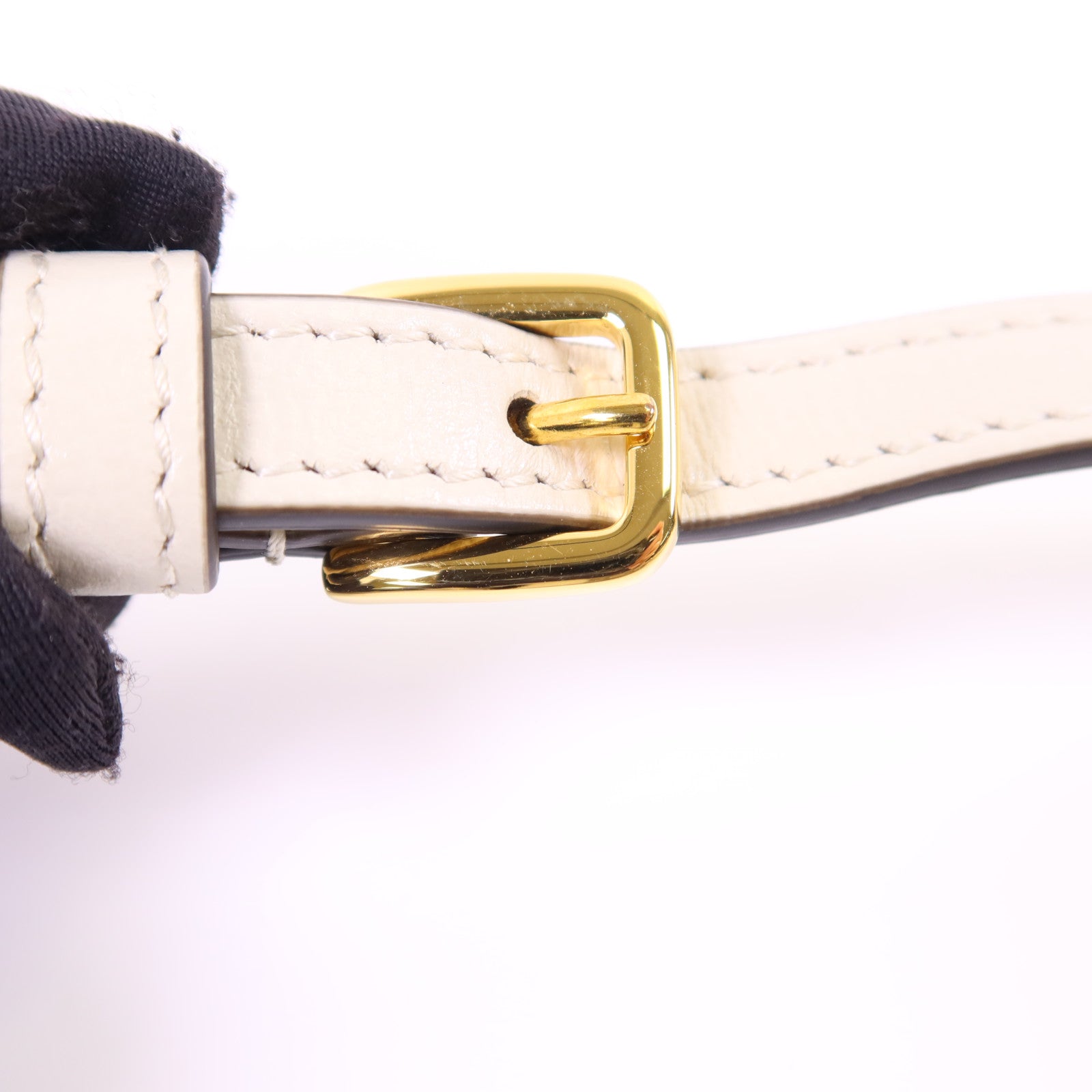 GUCCI 塗層帆布Horsebit 1955 Mini金扣肩背袋