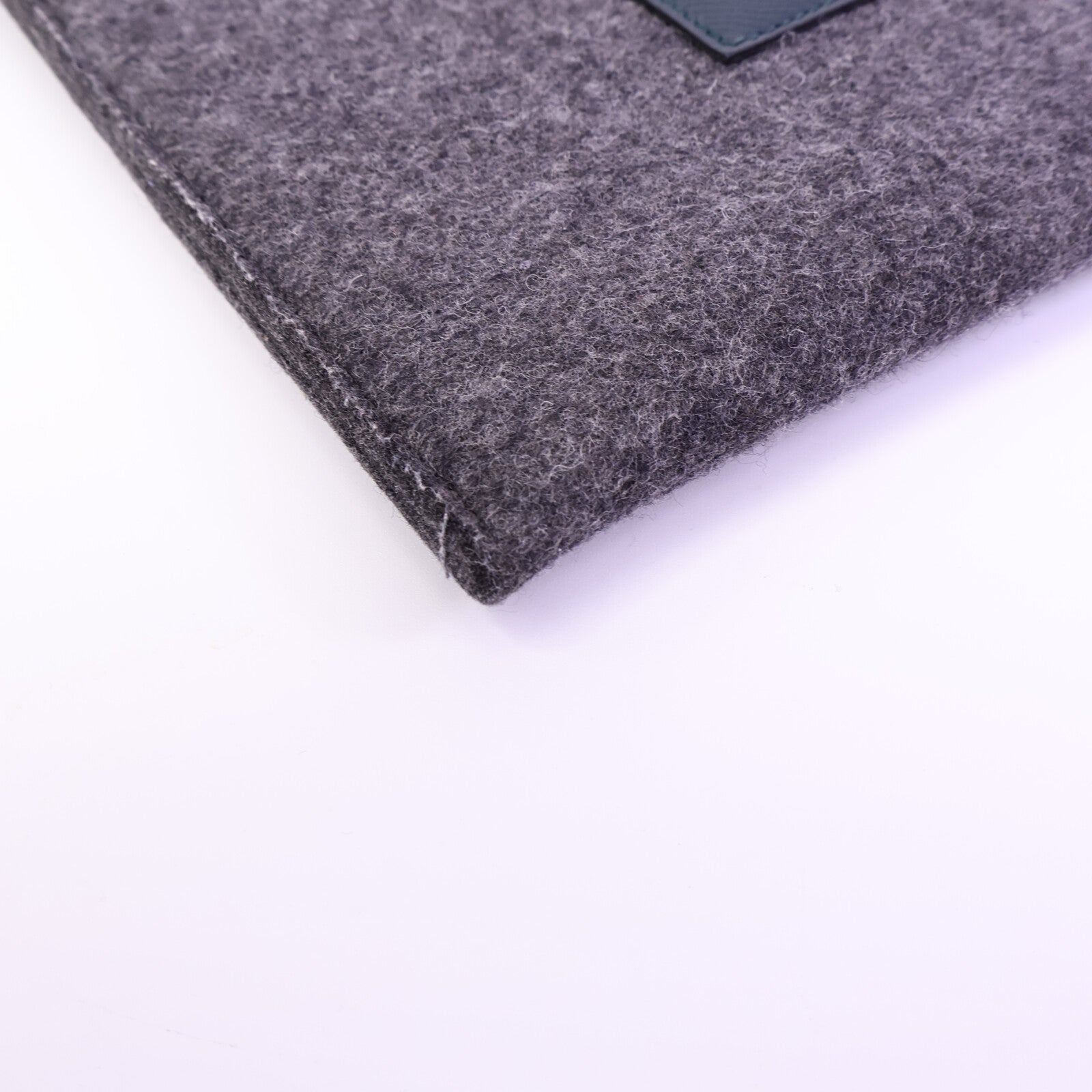 HERMES 【激減優惠】Epsom皮革/羊毛Toodoo Pouch 29手拿包Blue Nuit/Vert Cypre