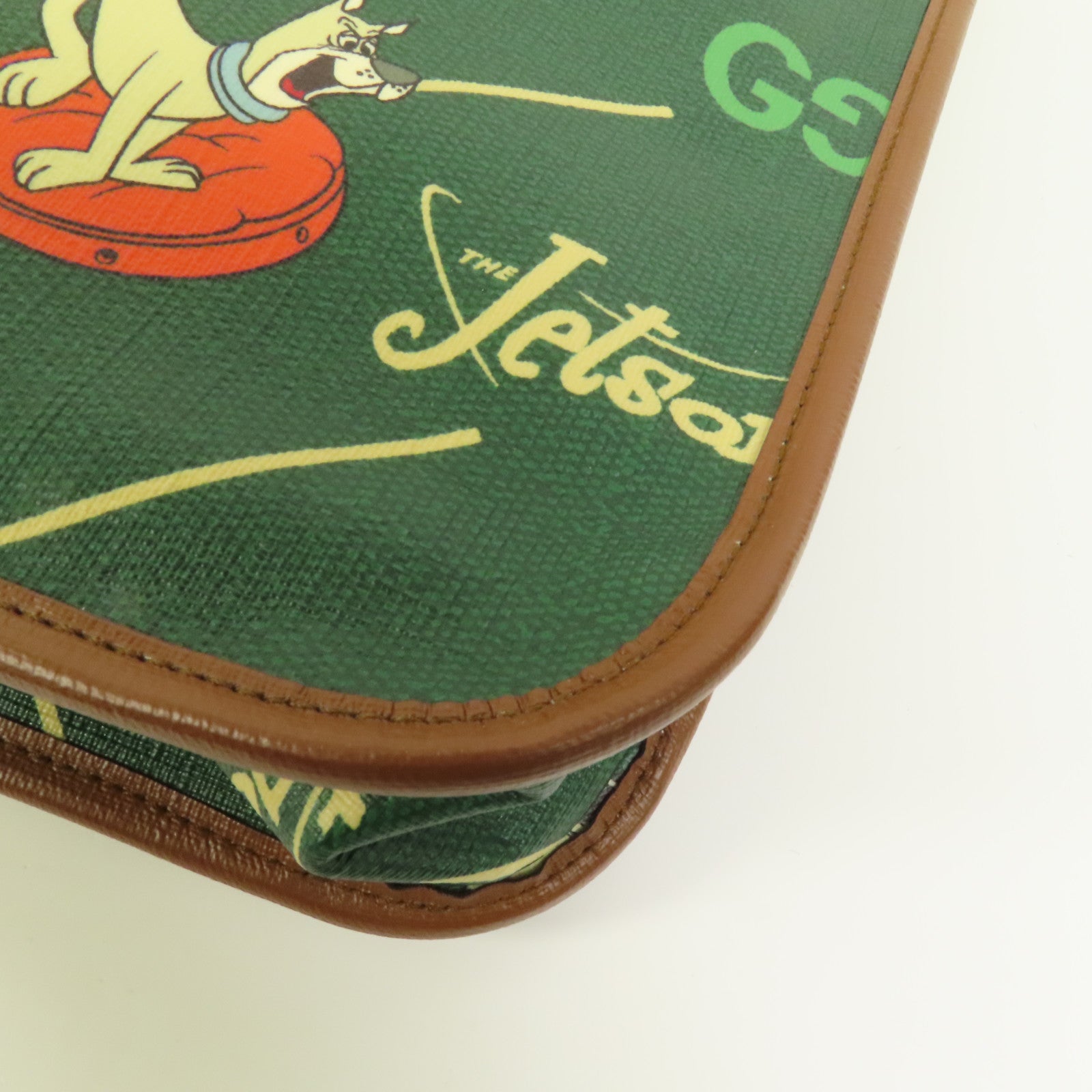 GUCCI 塗層帆布The Jetsons手挽袋