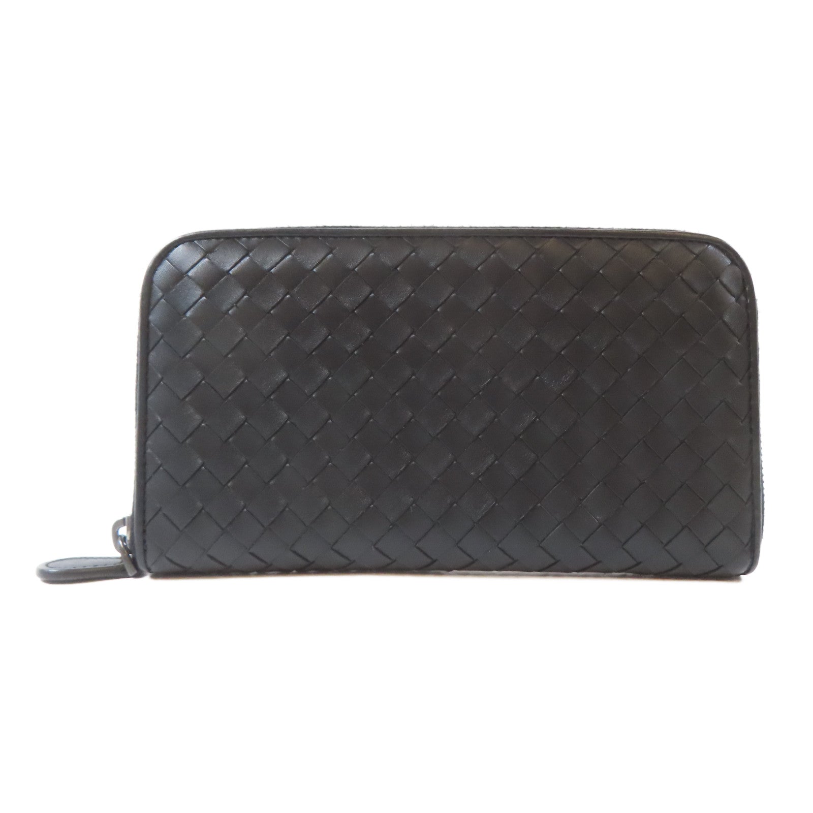 BOTTEGA VENETA 皮革Long Wallet長錢包黑色